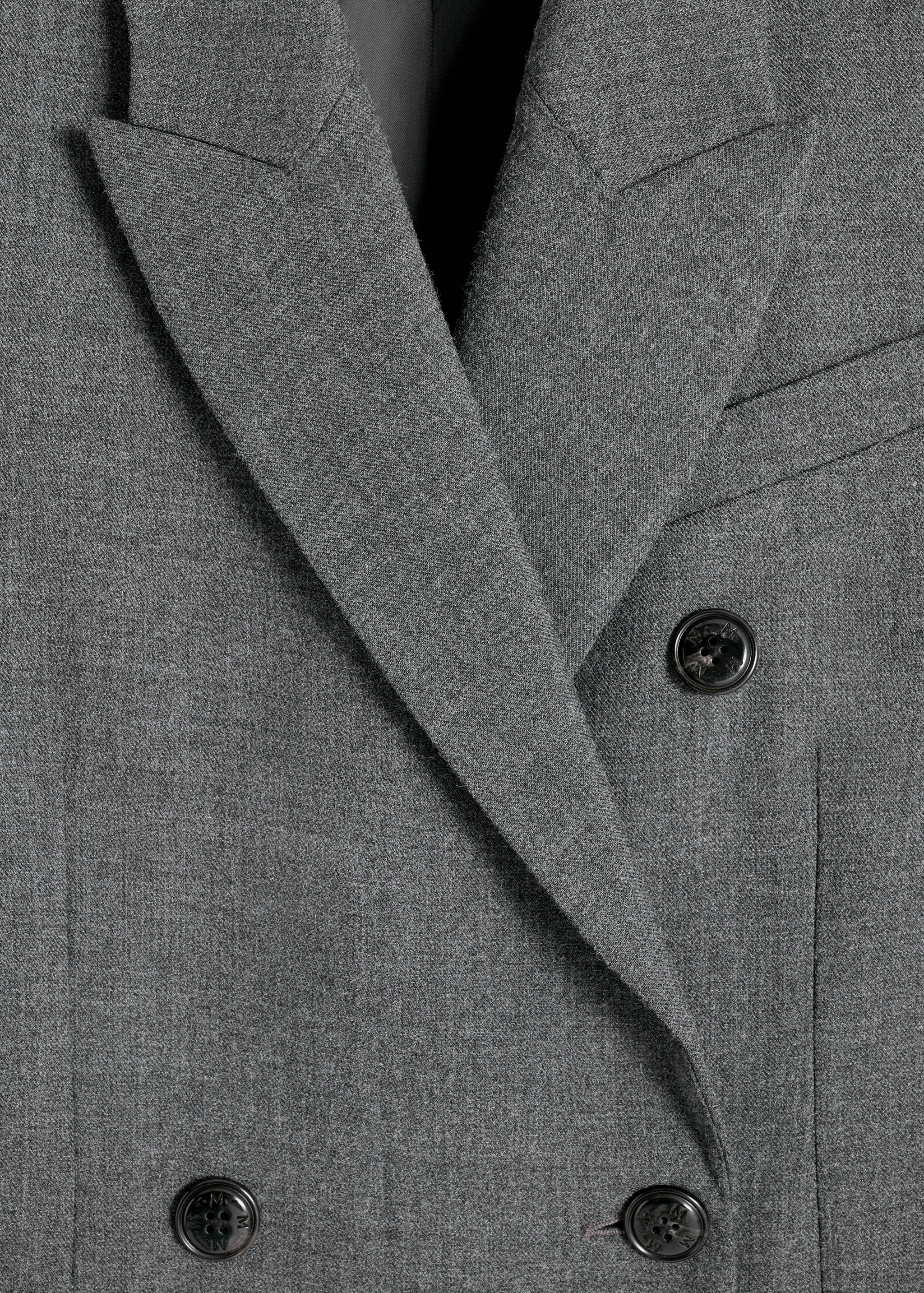 Double-breasted wool coat - Details of the article 8