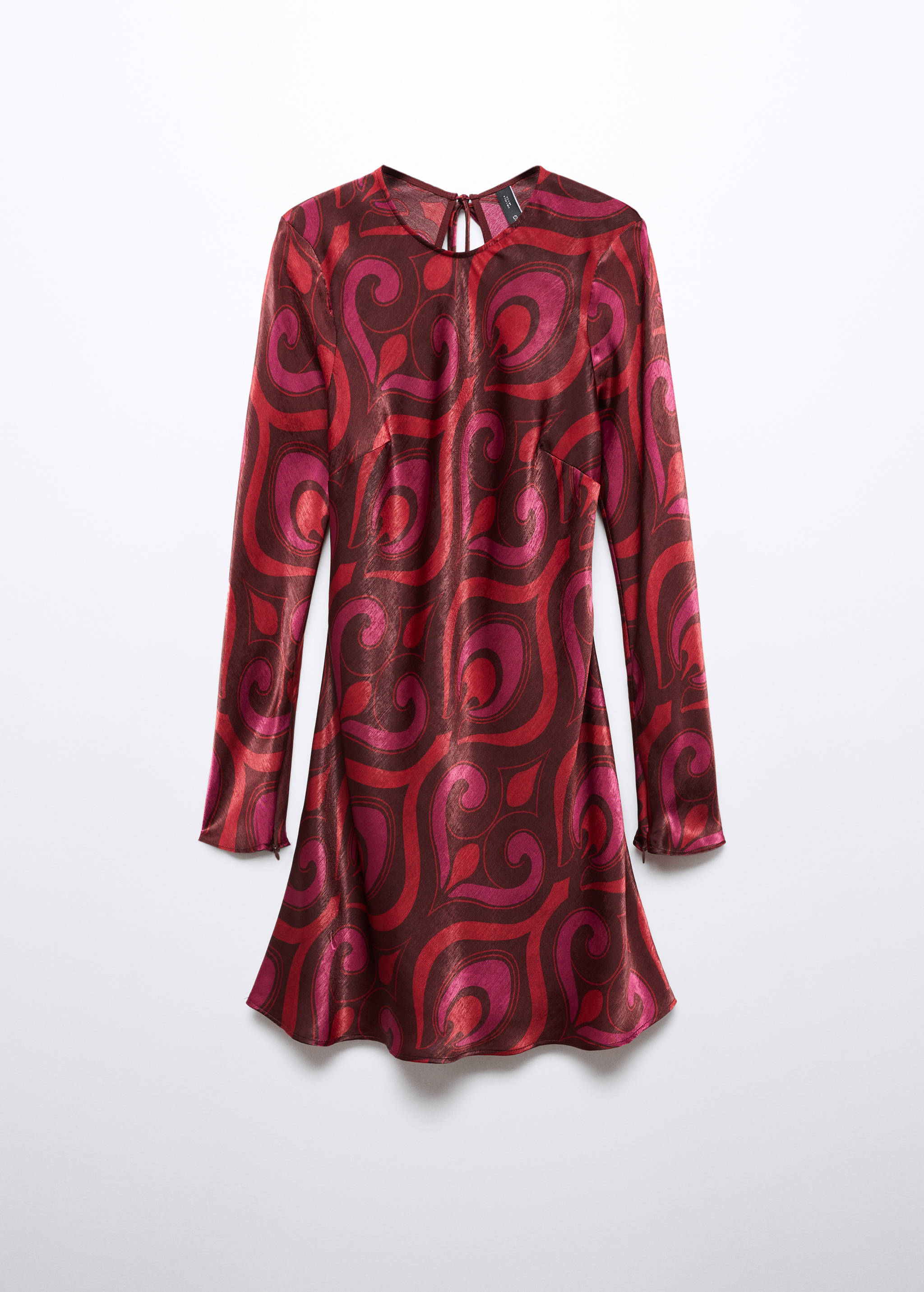 Printed short dress - Article without model