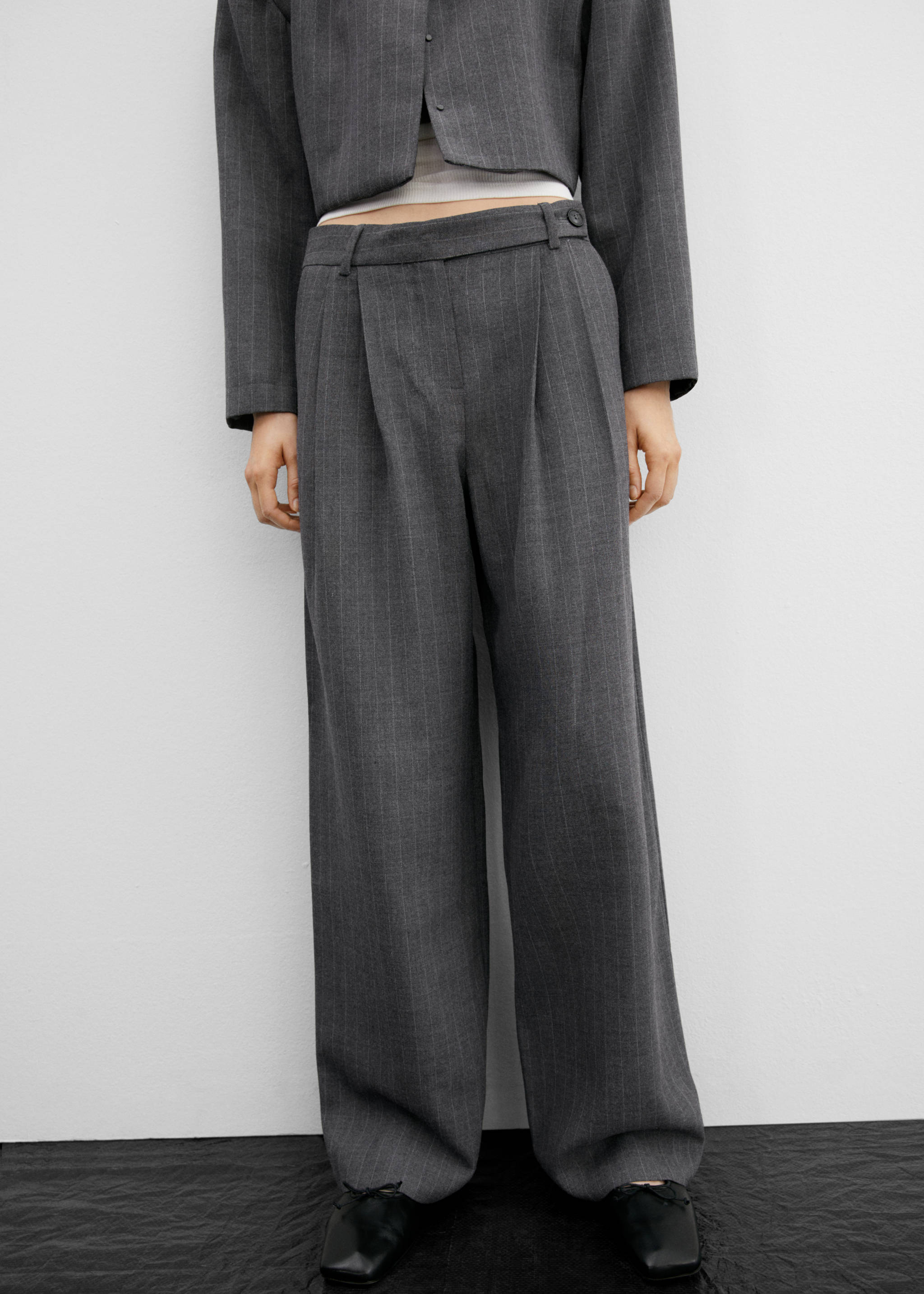 Pantalons vestit microratlles - Pla mig