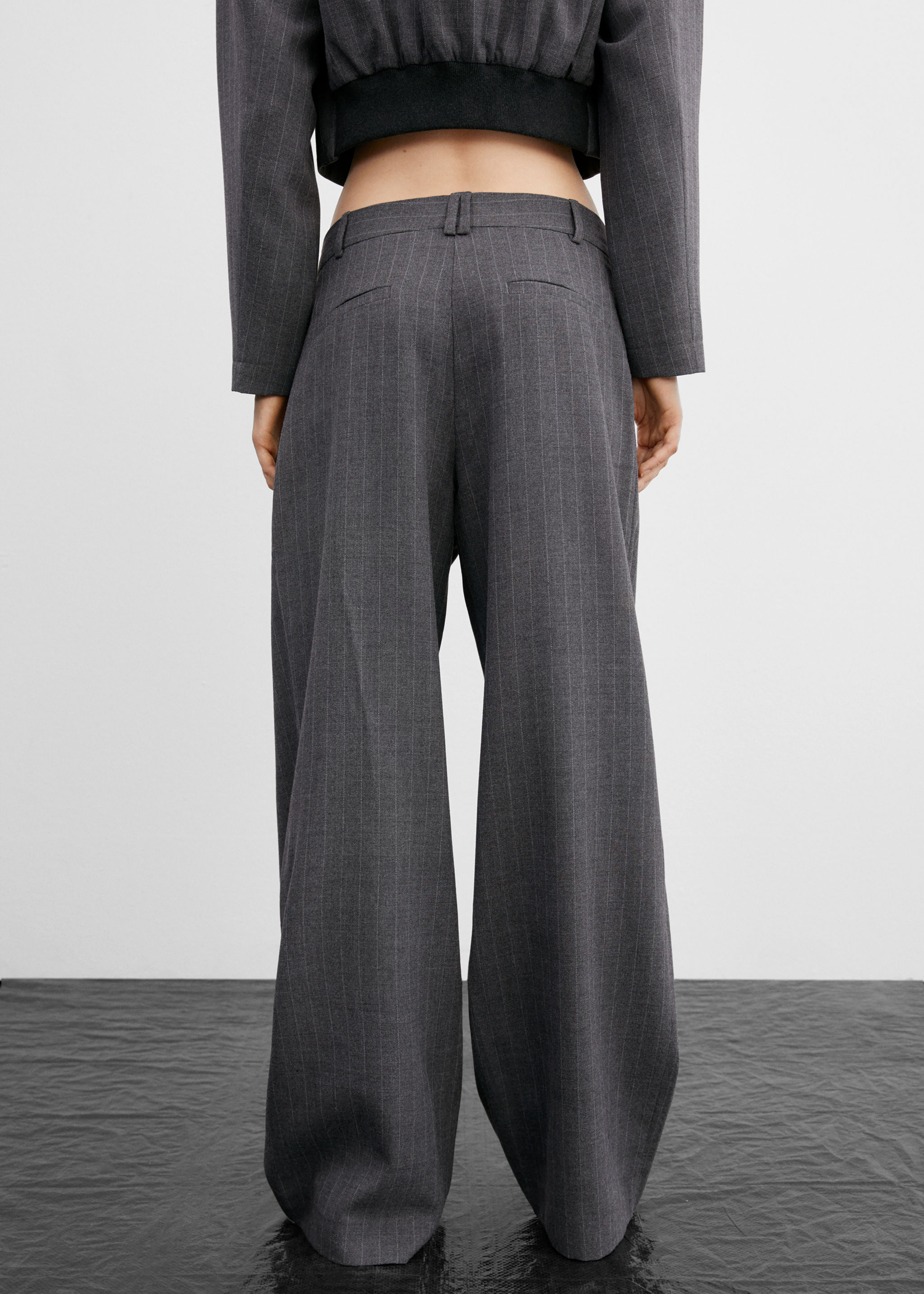 Pantalons vestit microratlles - Revers de l'article