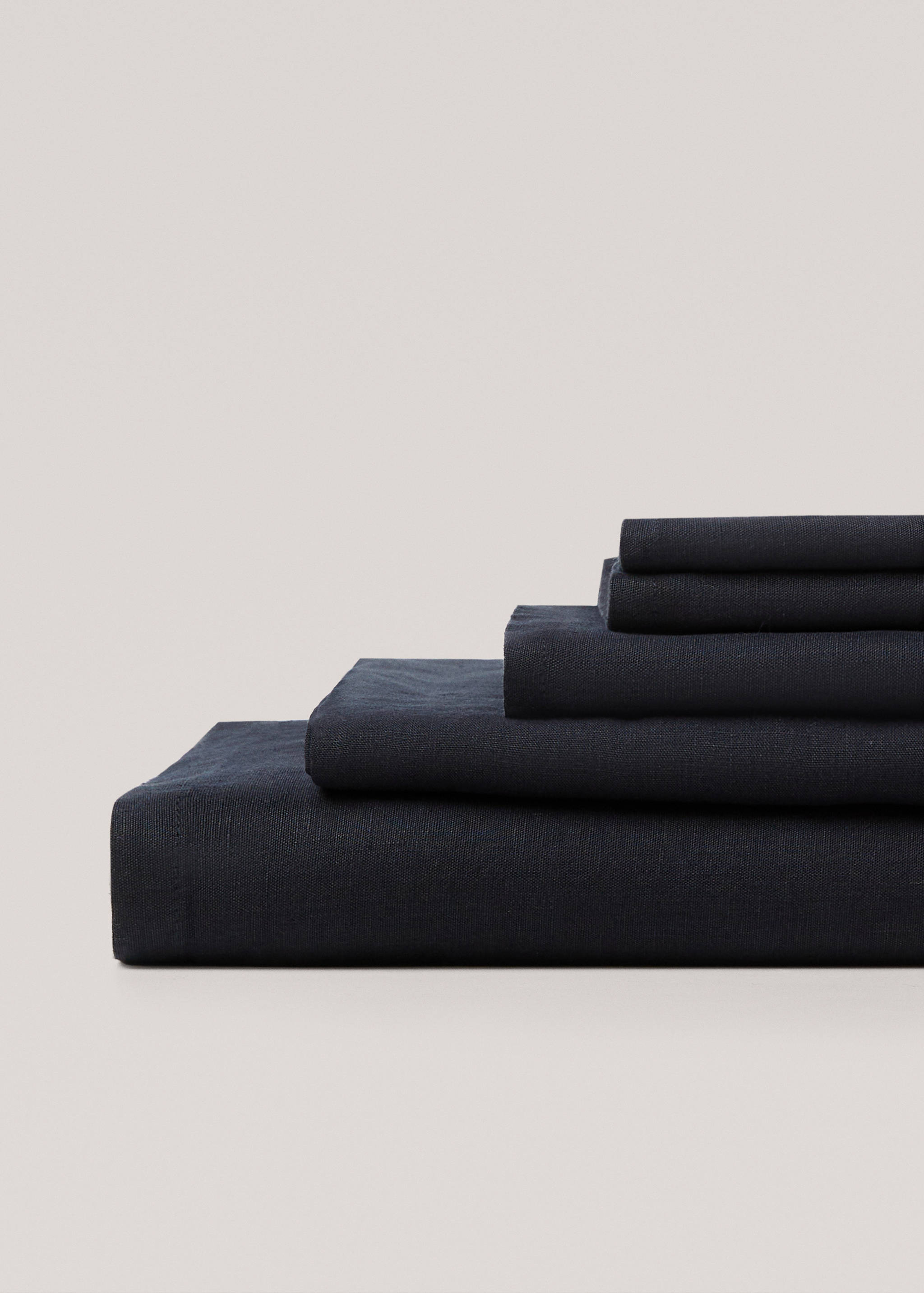 100% linen fitted sheet Super King bed - Article without model