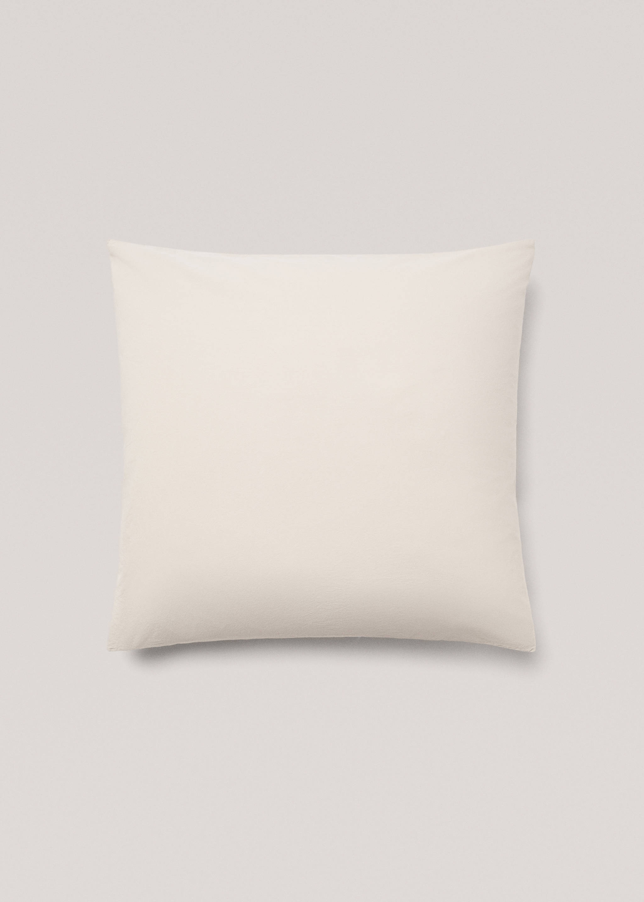 Washed cotton pillowcase 60x60cm - Article without model