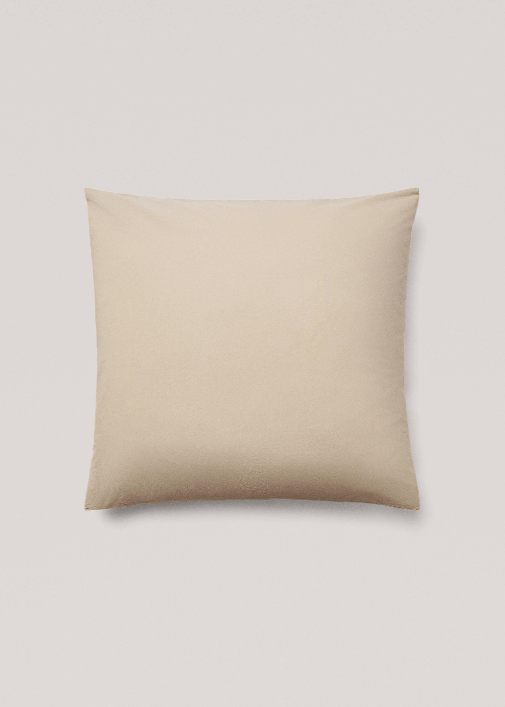 Washed cotton pillowcase 60x60cm - Article without model