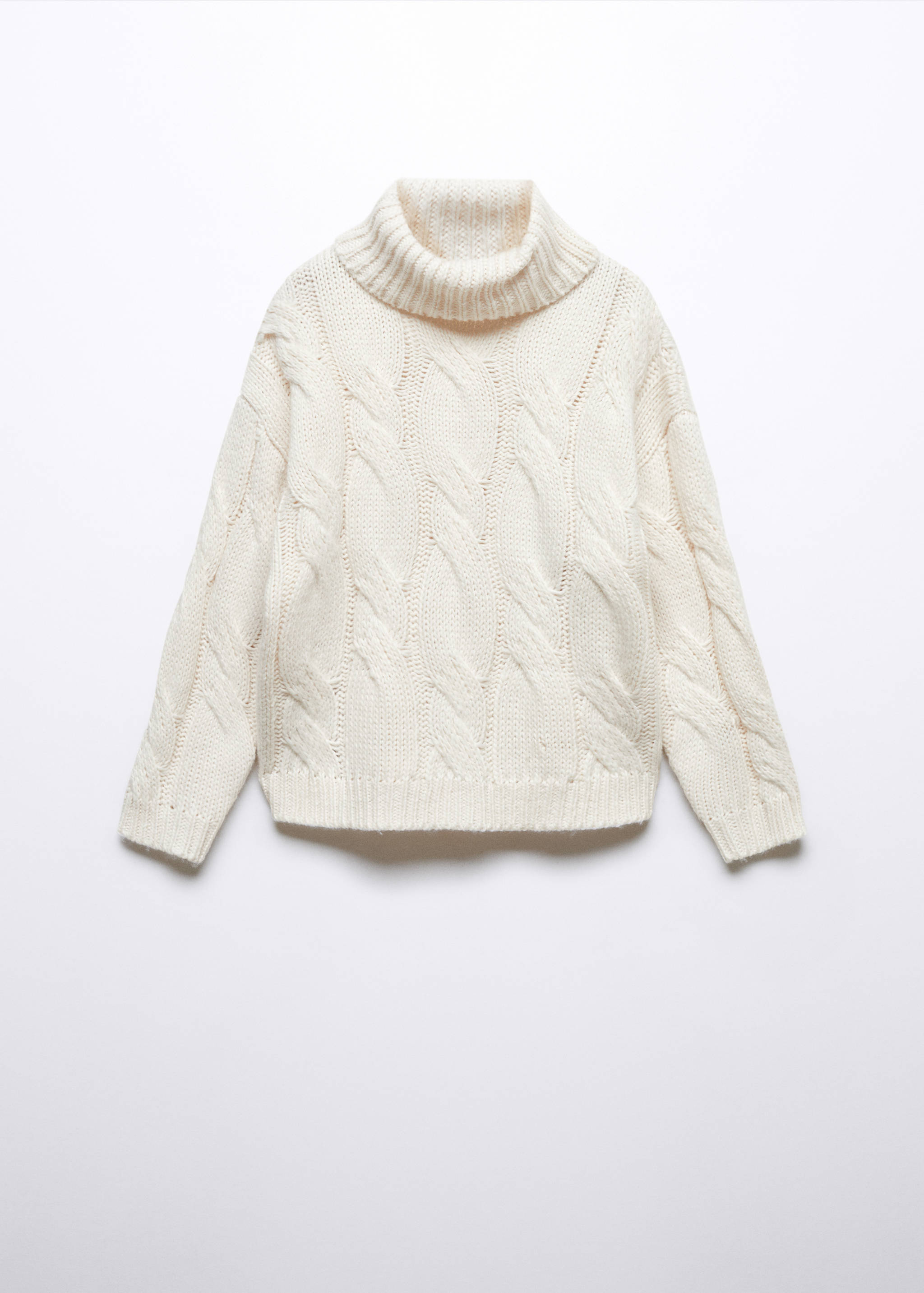 Turtleneck knit sweater - Article without model