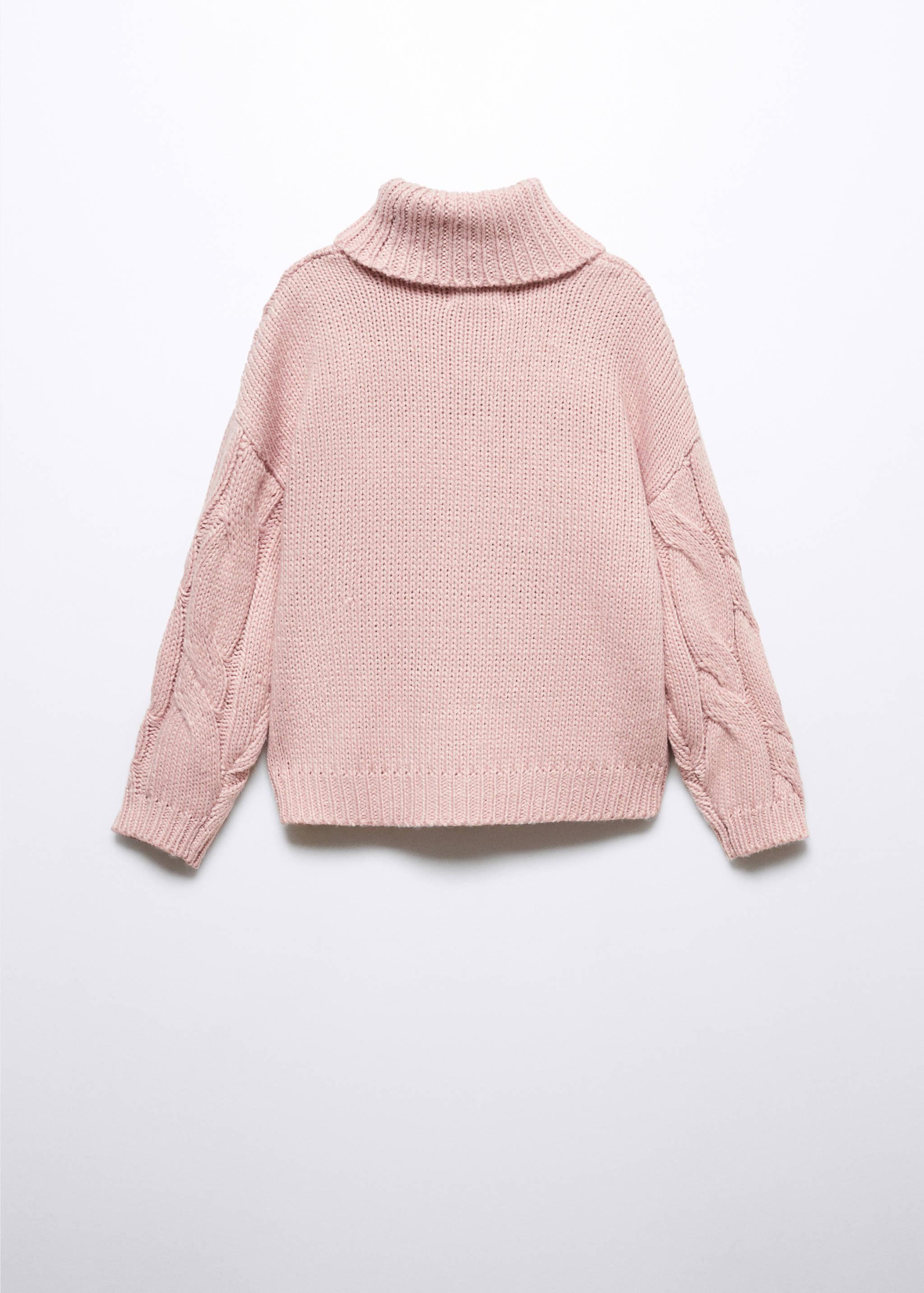 Strickpullover mit Rollkragen - Rückseite des Artikels