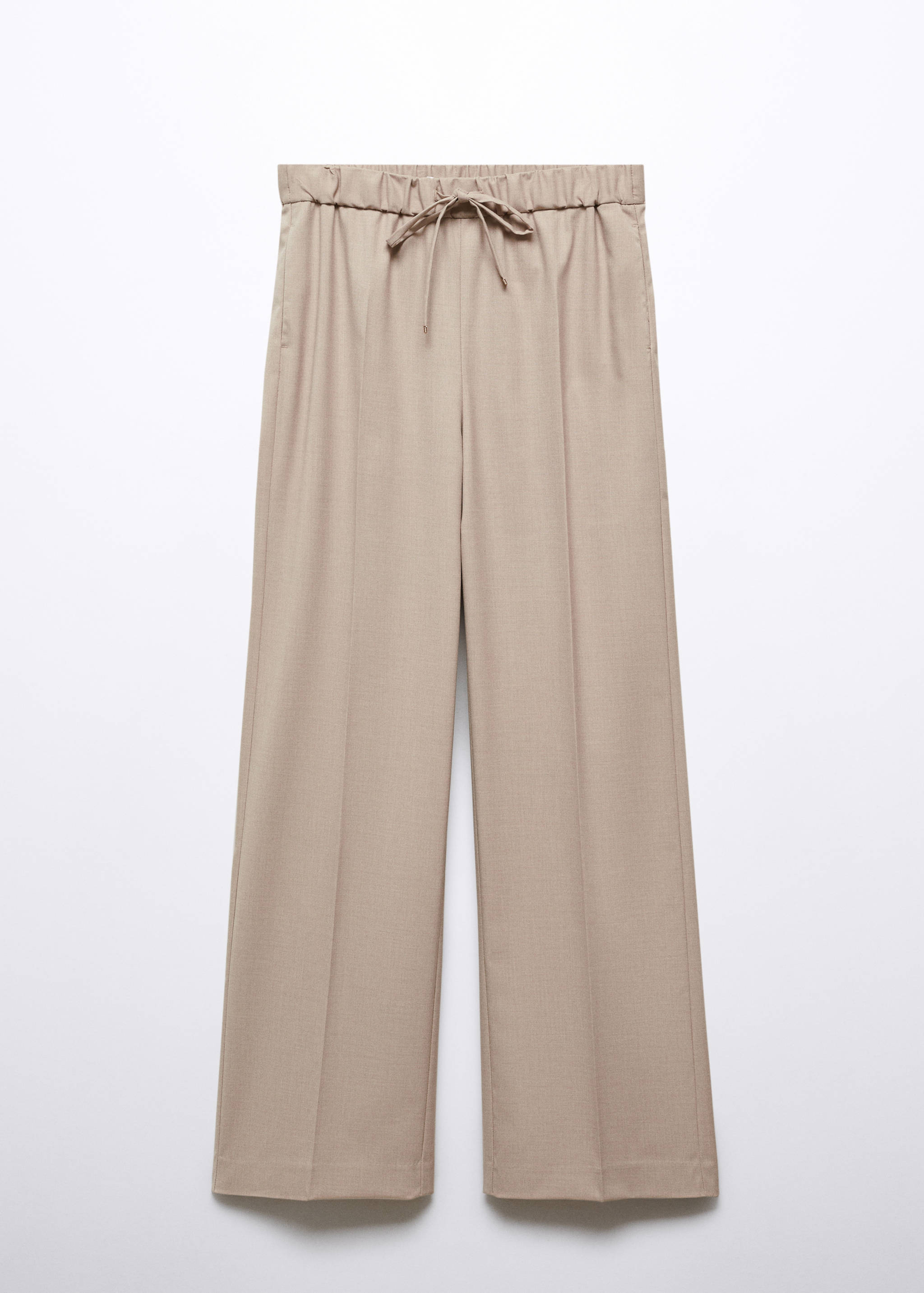 Wide leg trousers with elastic waist - Article without model
