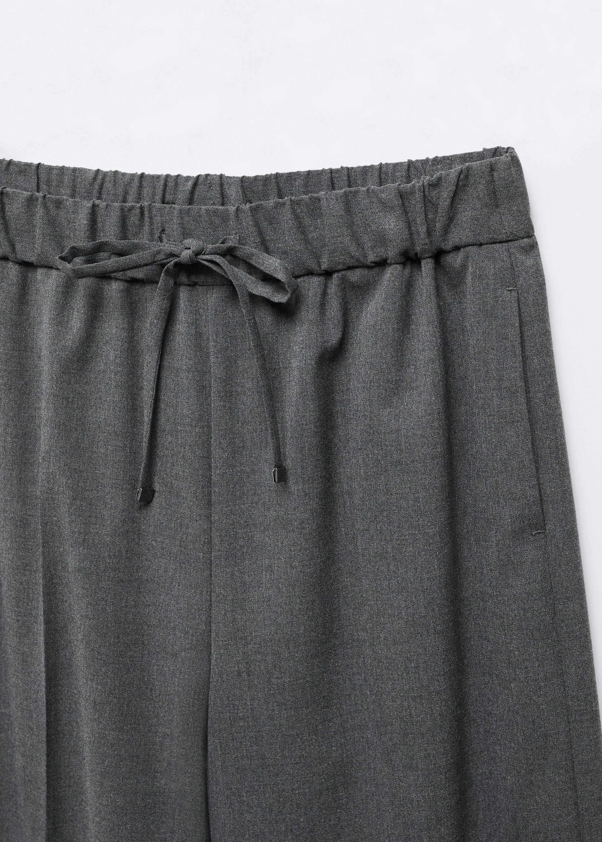 Wide leg trousers with elastic waist - Details of the article 8