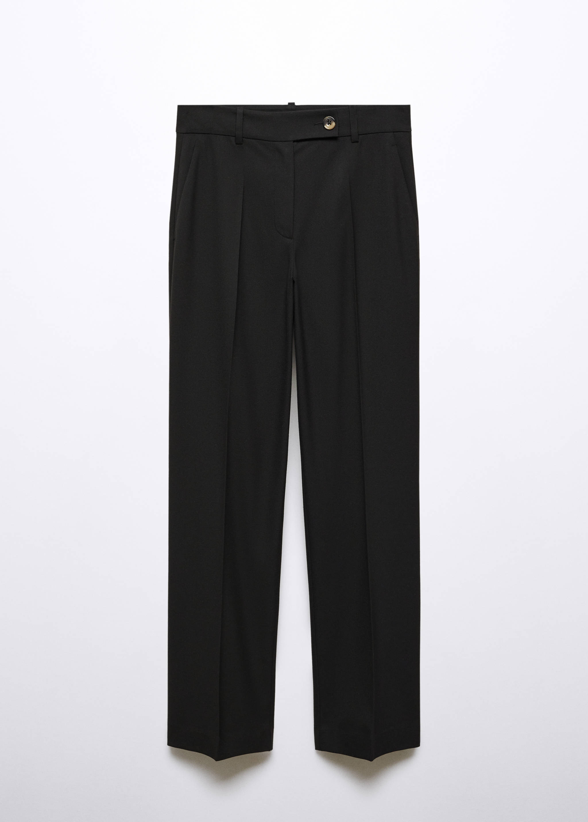 Gerade Hose mit seitlichem Knopf - Artikel ohne Model