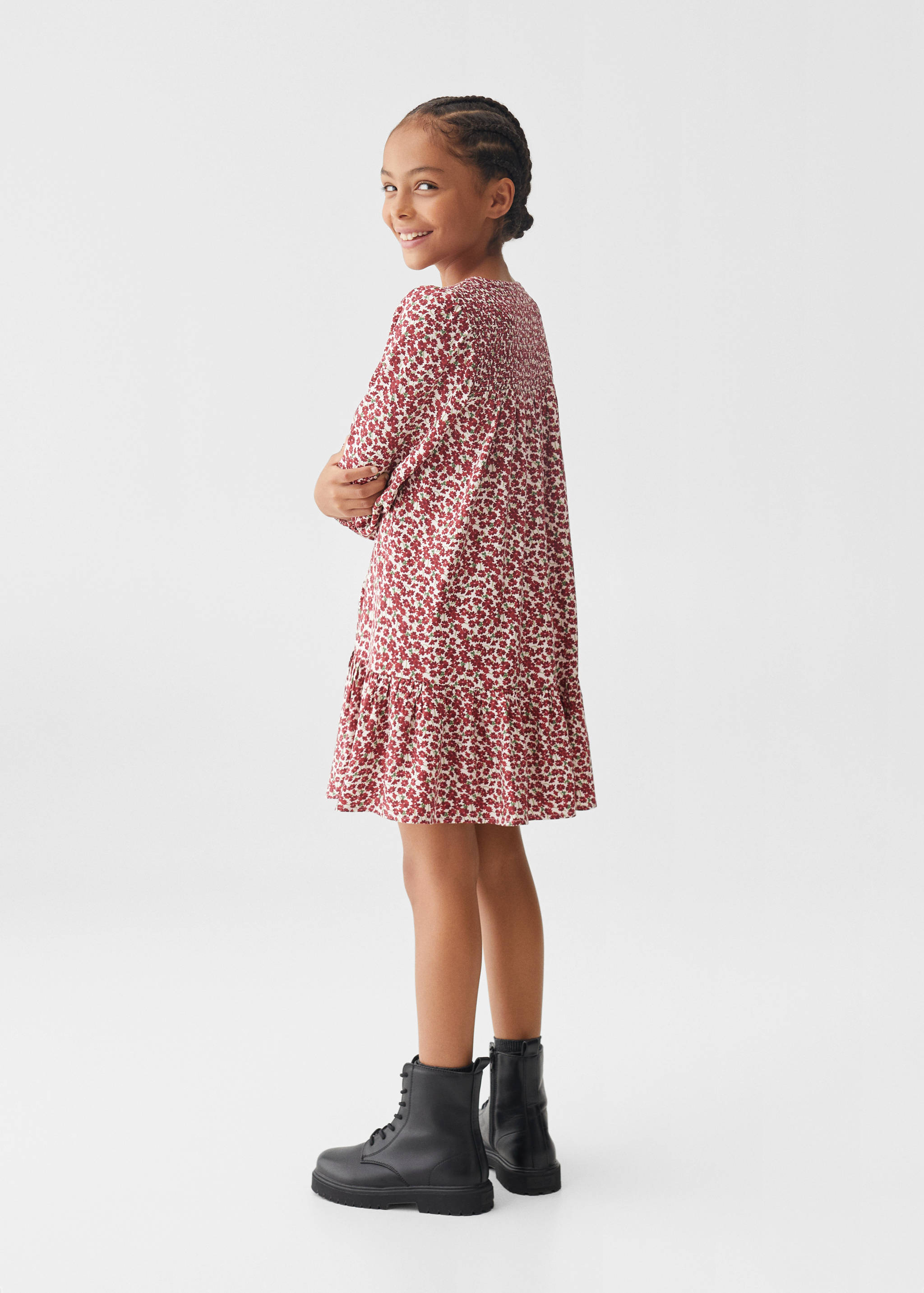 Floral print dress - Reverse of the article