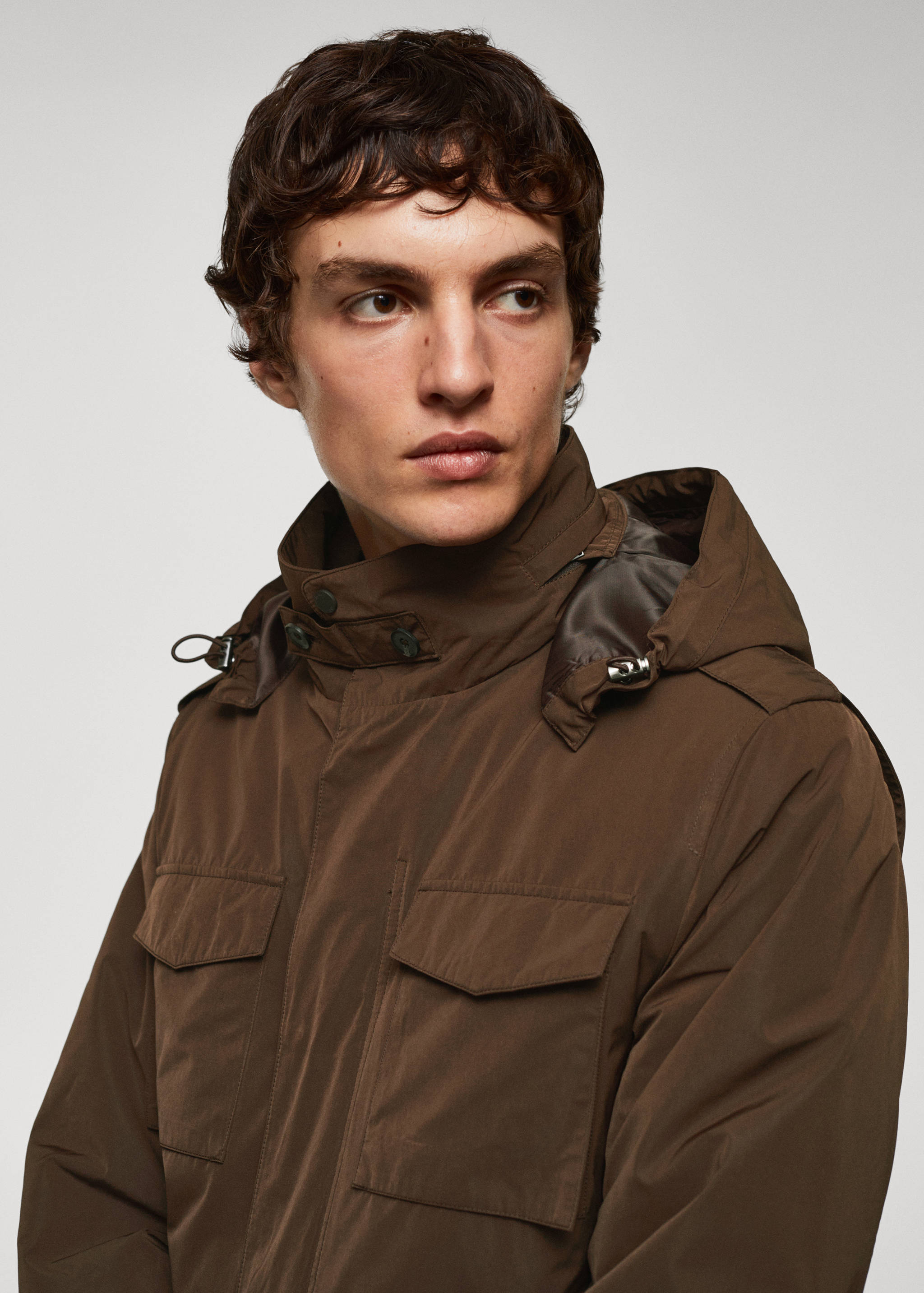 Water-repellent jacket with pockets - Details of the article 1
