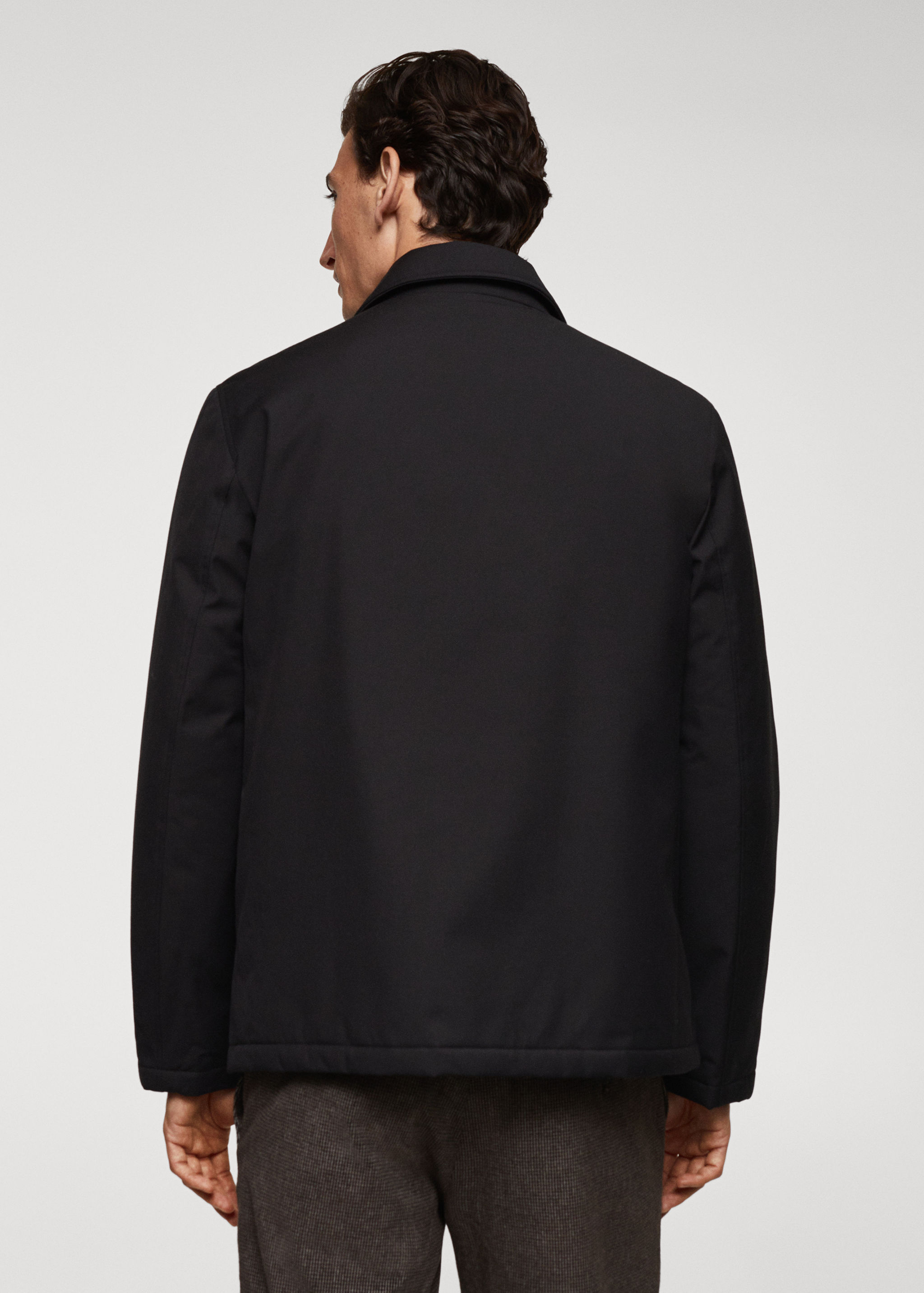 Jaqueta embuatada water repellent - Revers de l'article