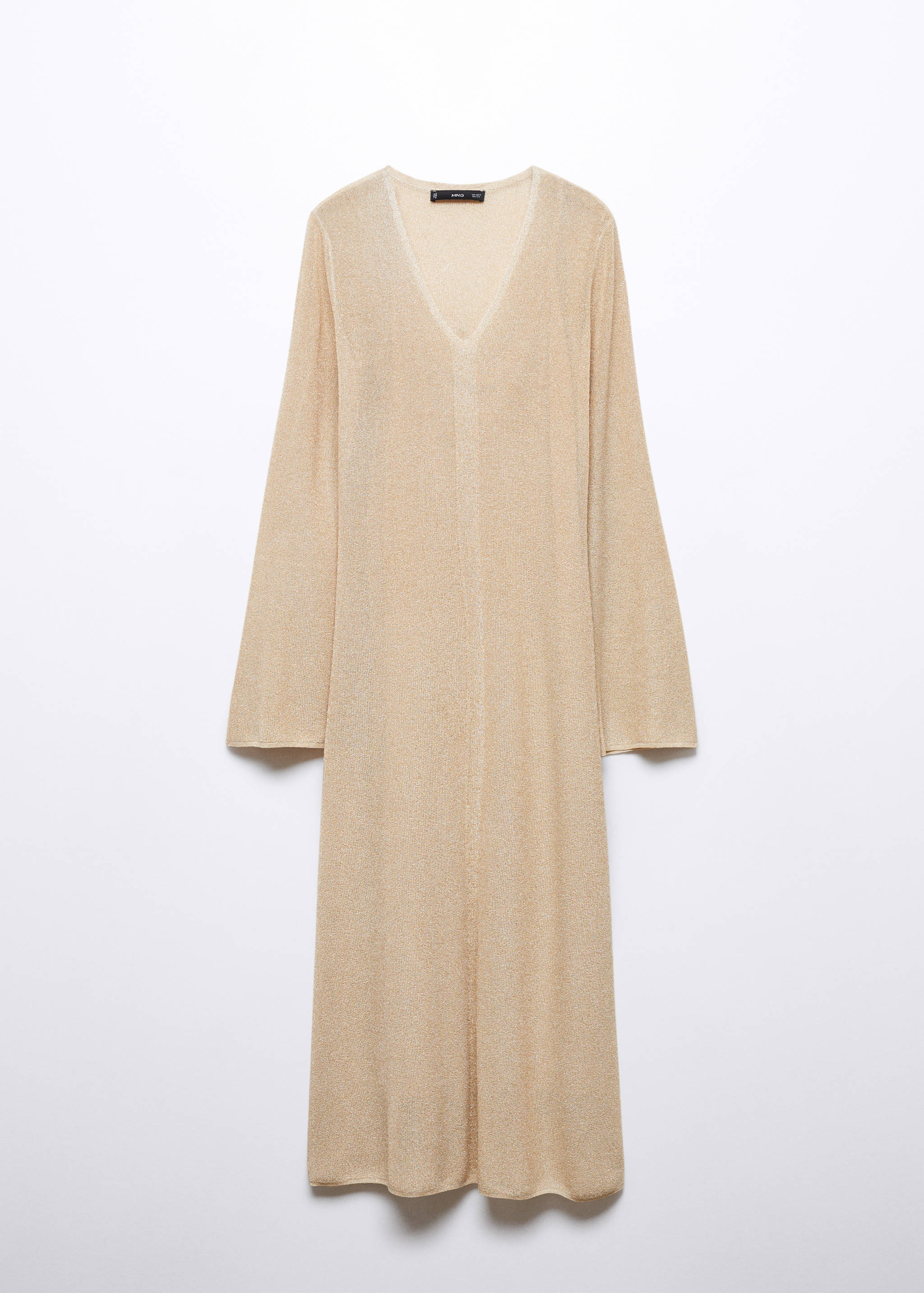 Vestido midi punto lúrex - Artículo sin modelo