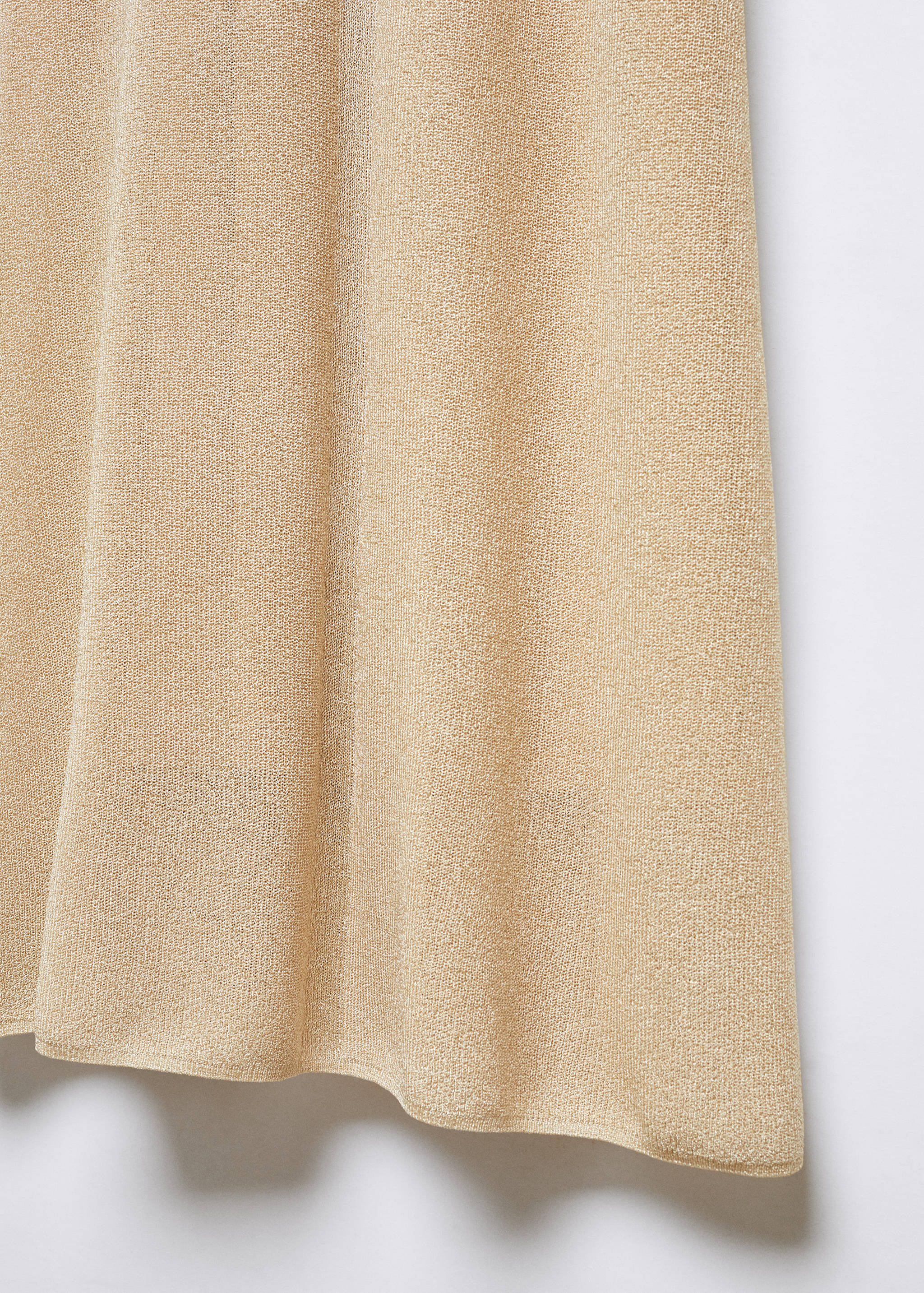 Vestido midi punto lúrex - Detalle del artículo 8
