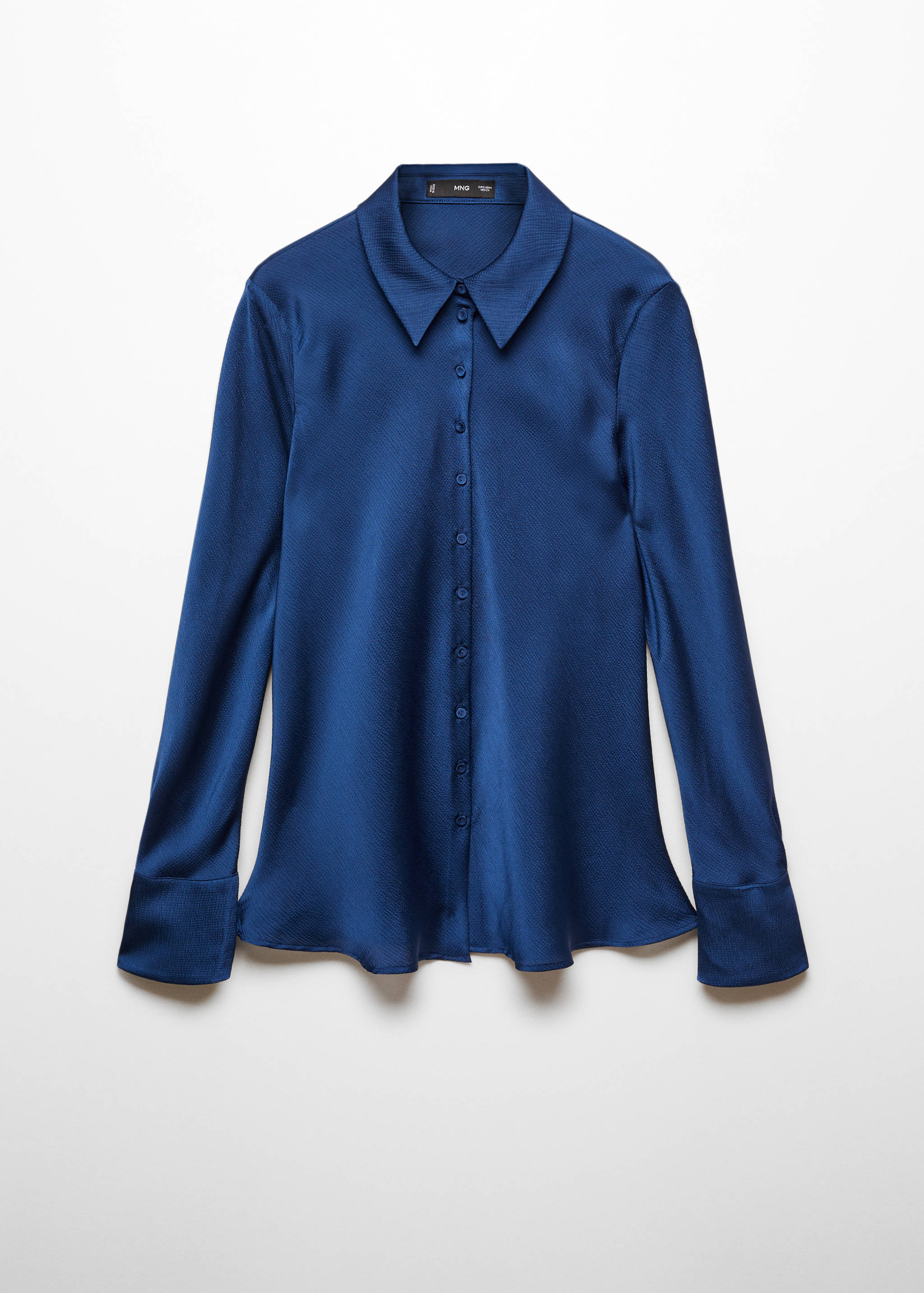 Hemd mit satinierter Textur - Artikel ohne Model