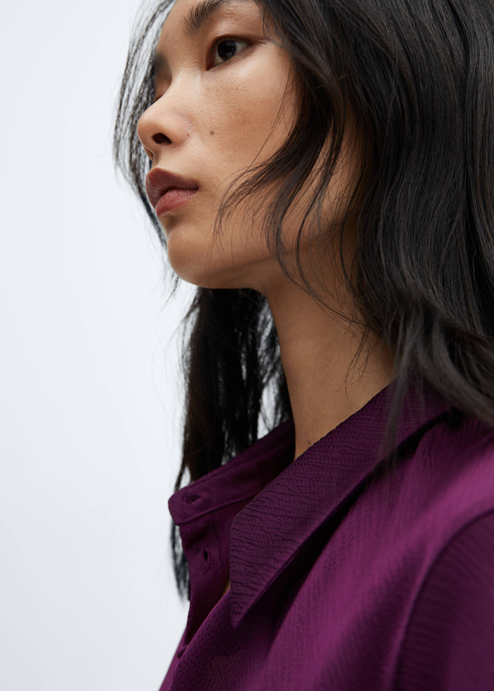 Hemd mit satinierter Textur - Detail des Artikels 1