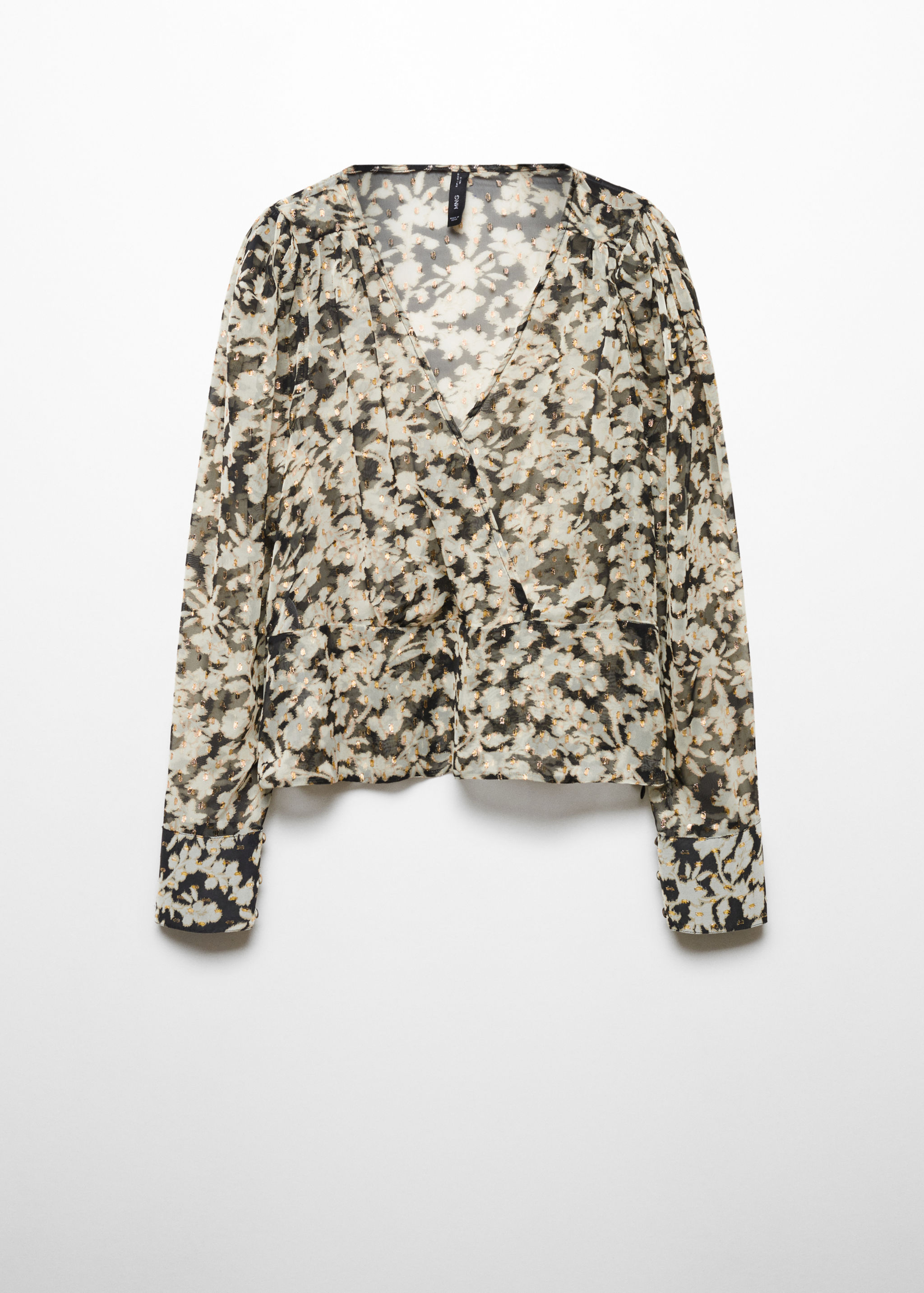 Brusa creuada estampat floral - Article sense model
