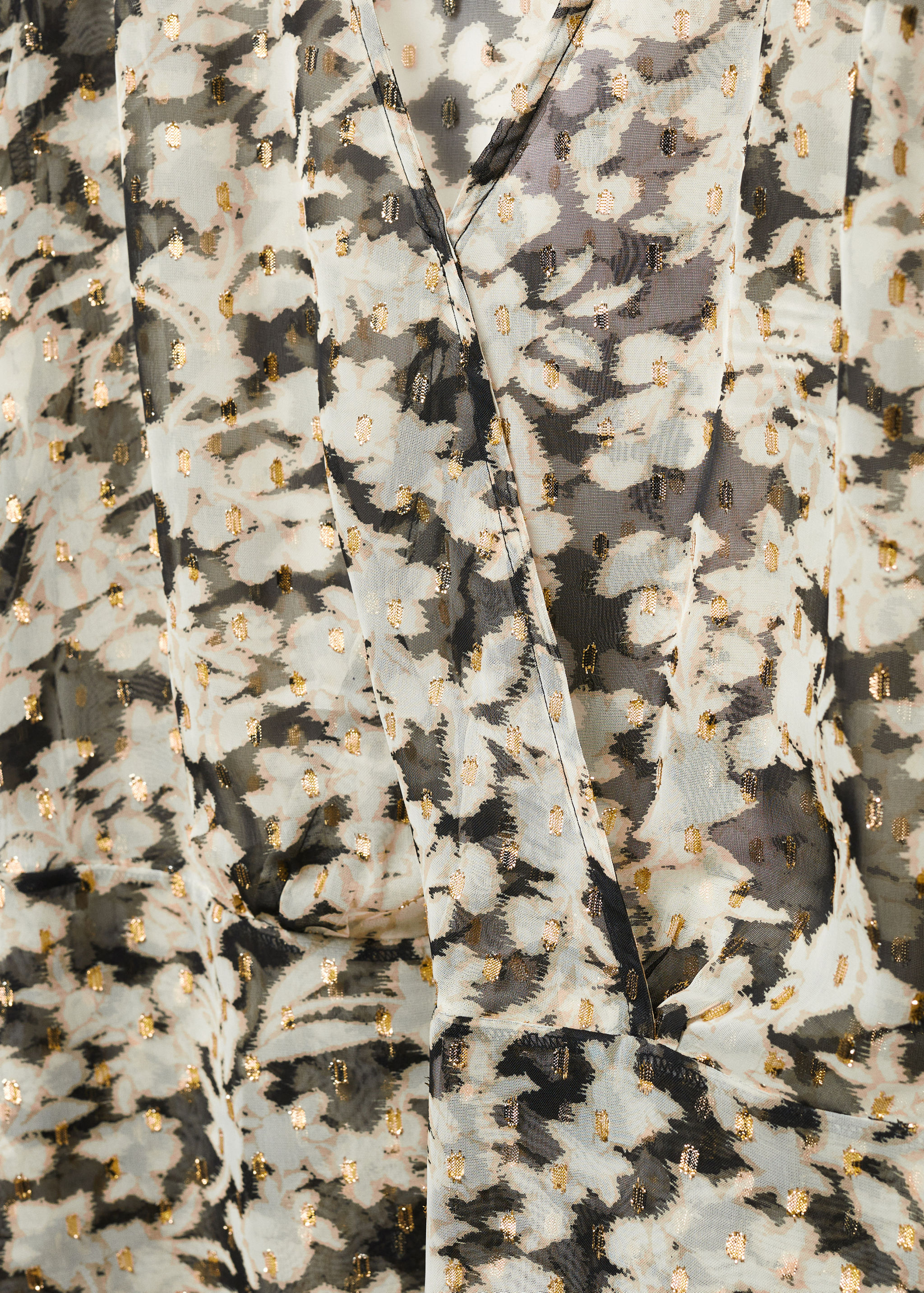 Brusa creuada estampat floral - Detall de l'article 8