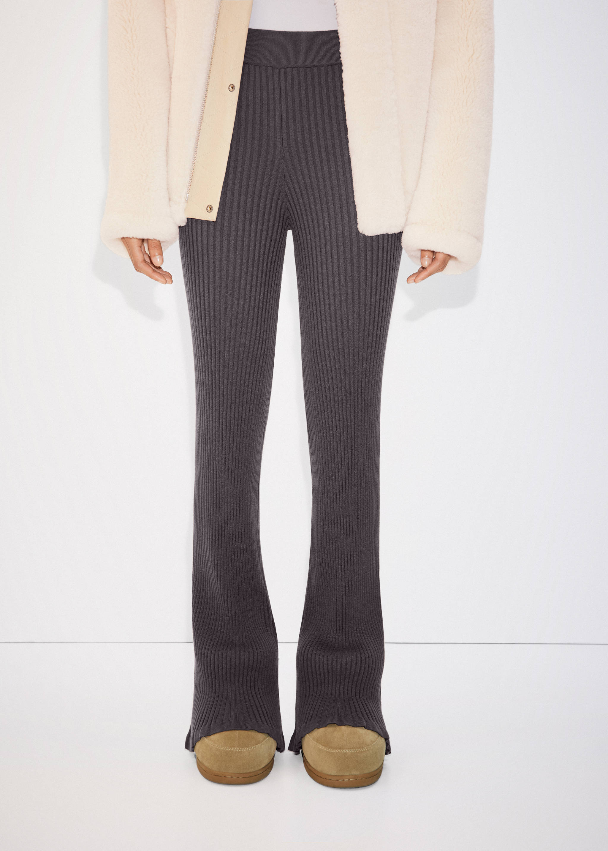 Pantalon évasé côtelé - Détail de l'article 1