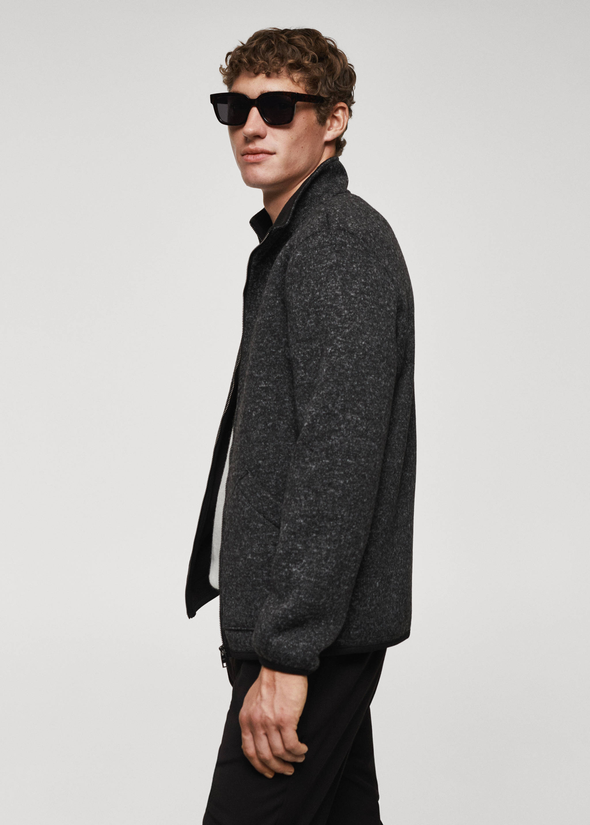 Dessuadora clapejada cremallera - Detall de l'article 2