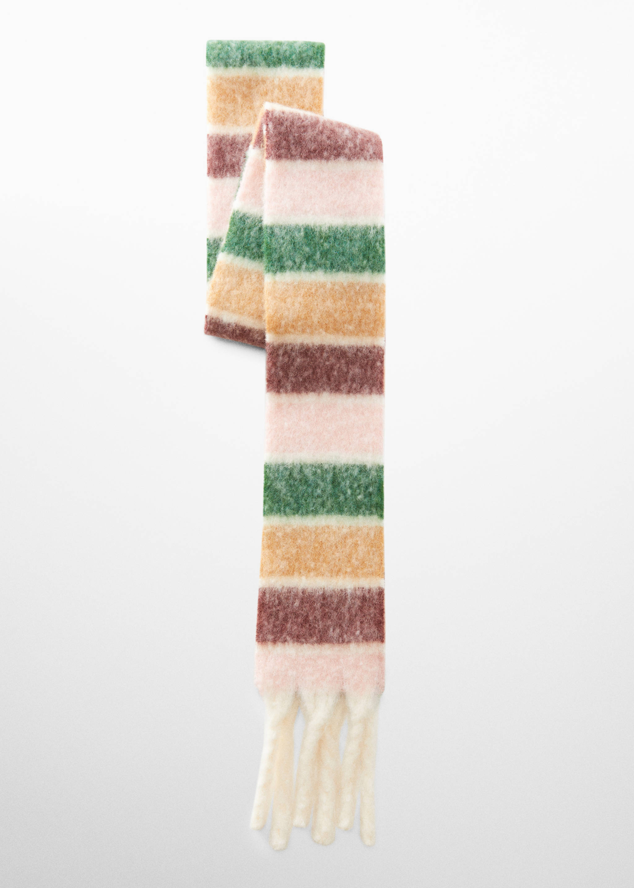 Tricolour striped scarf - Article without model