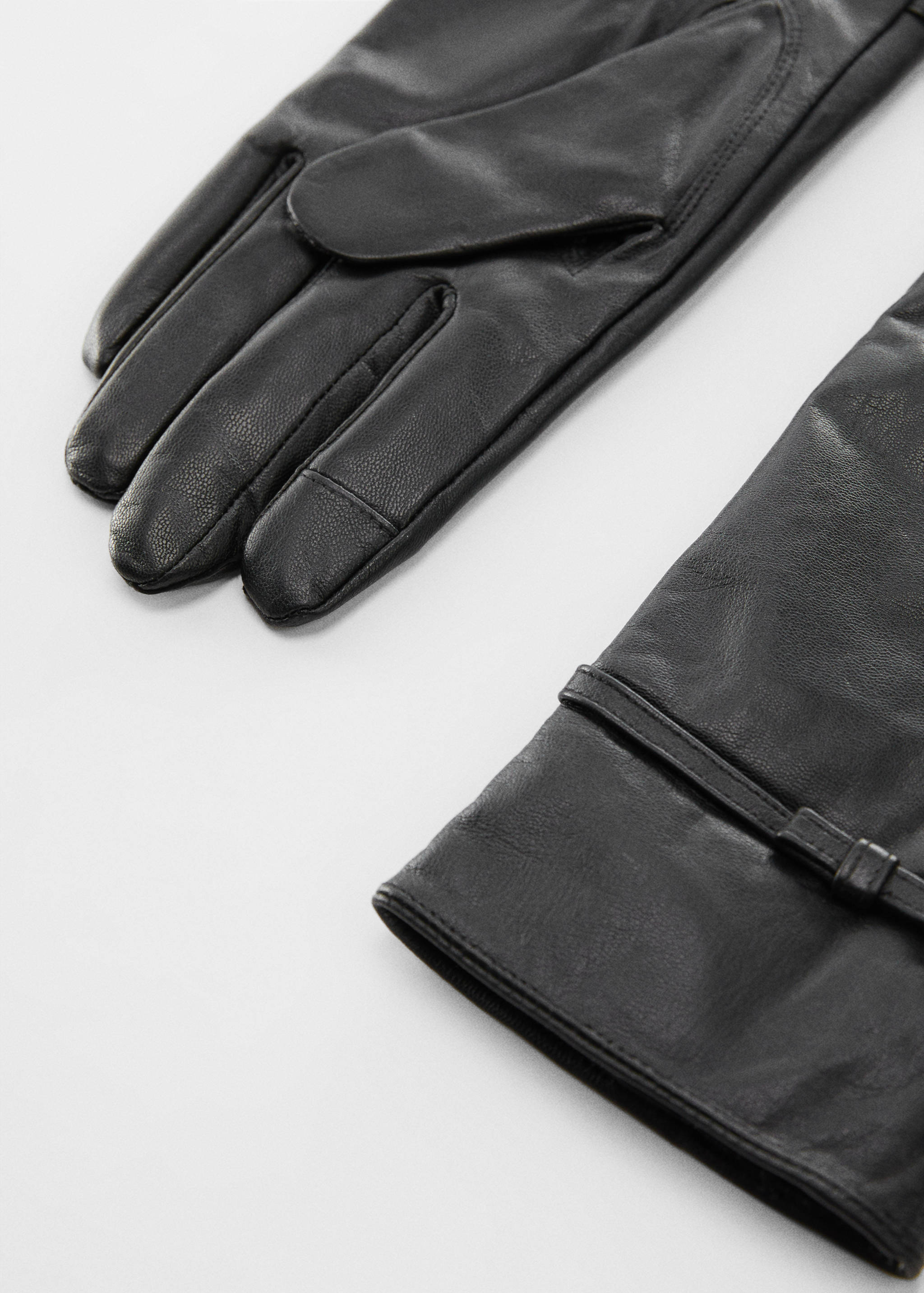 Bow leather gloves - Details of the article 1