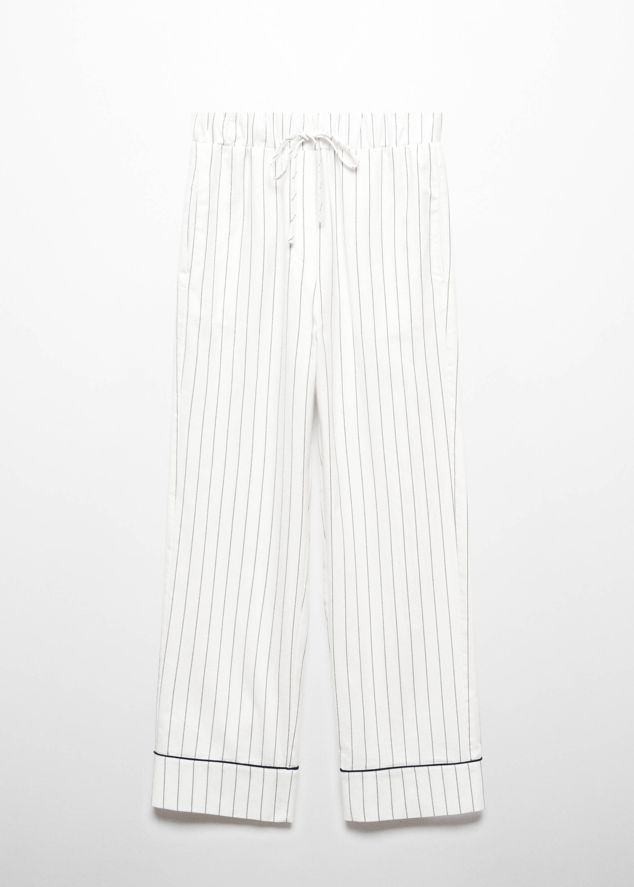 Striped pajama trousers - Article without model