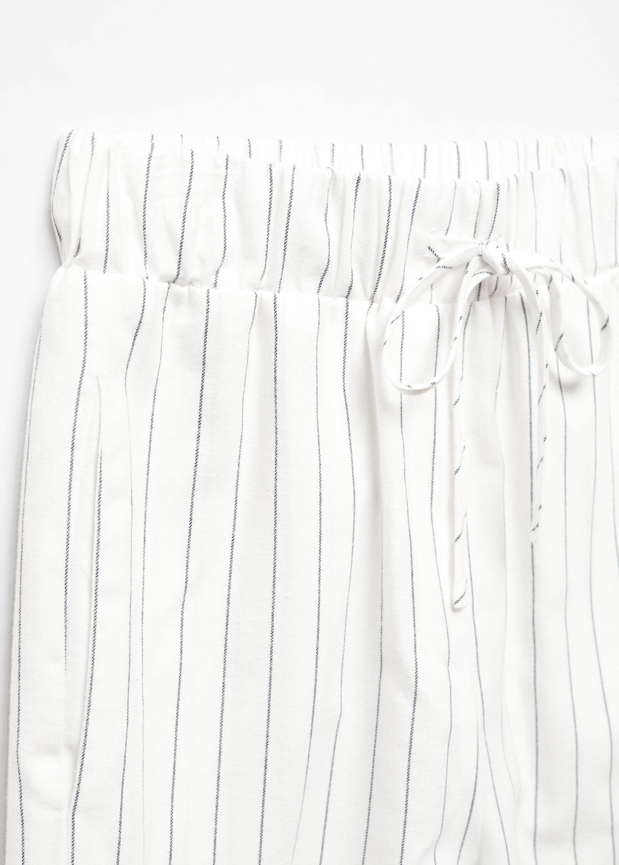 Striped pajama trousers - Details of the article 8