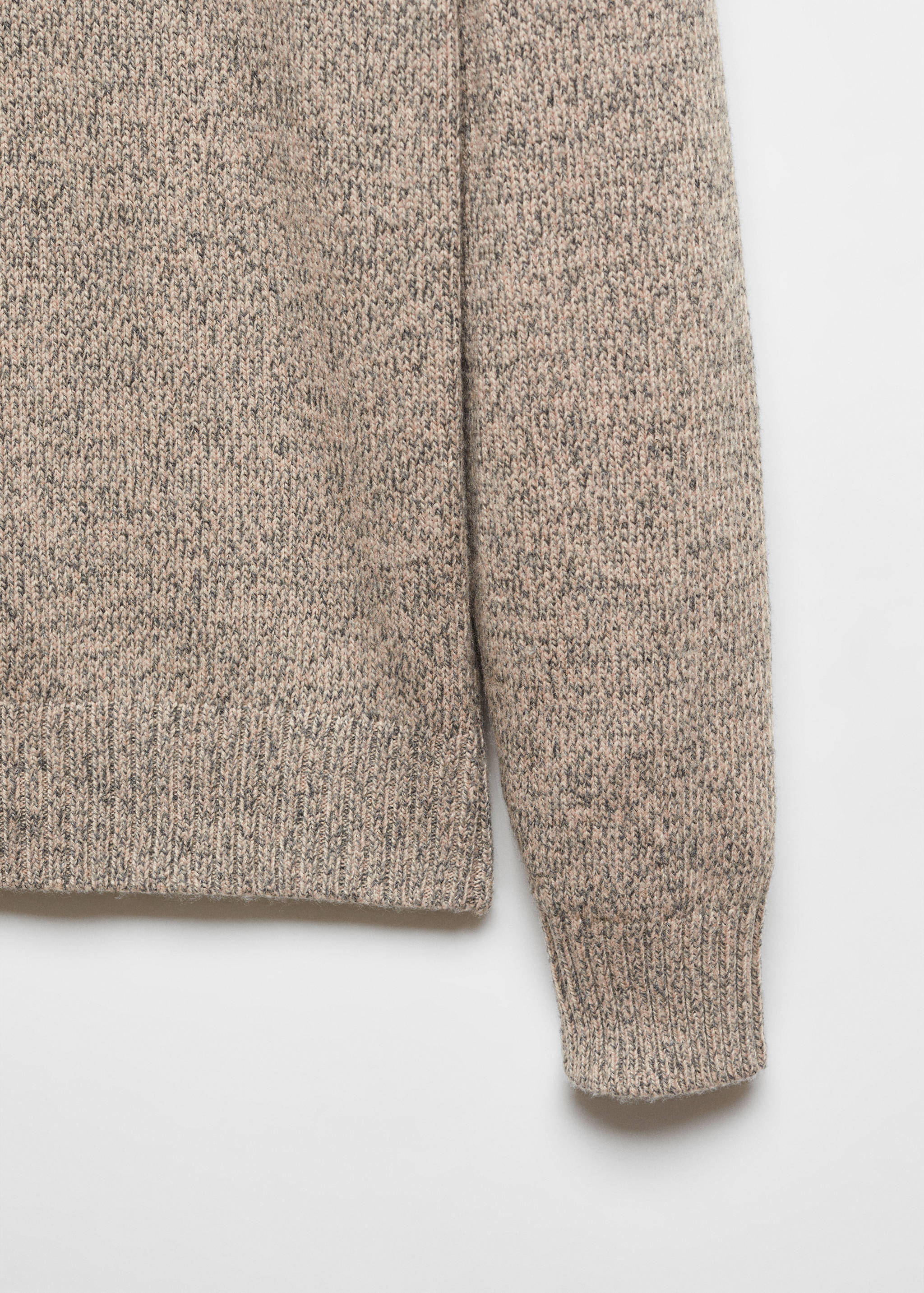 Melierter Wollpullover - Detail des Artikels 8