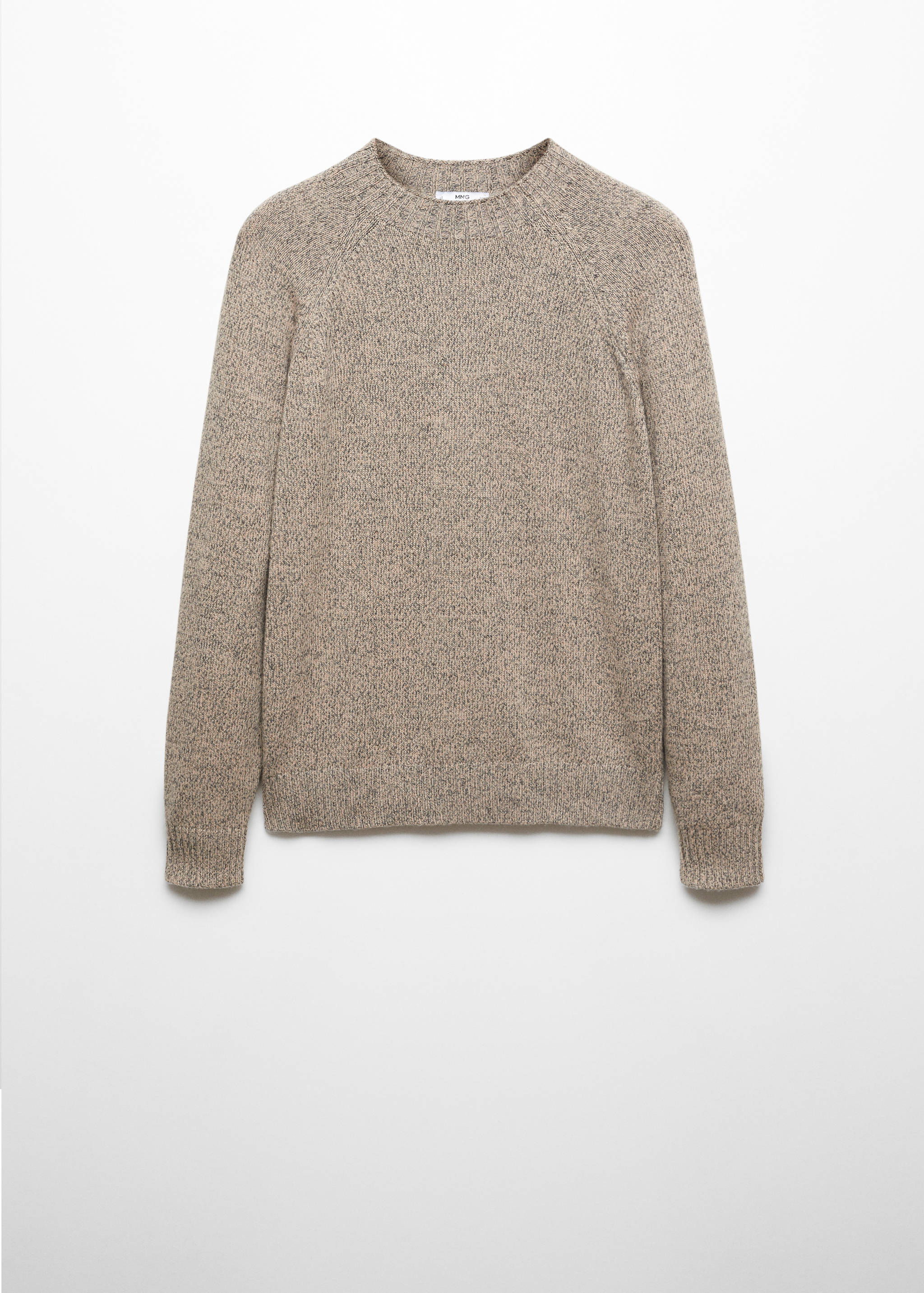 Melierter Wollpullover - Artikel ohne Model