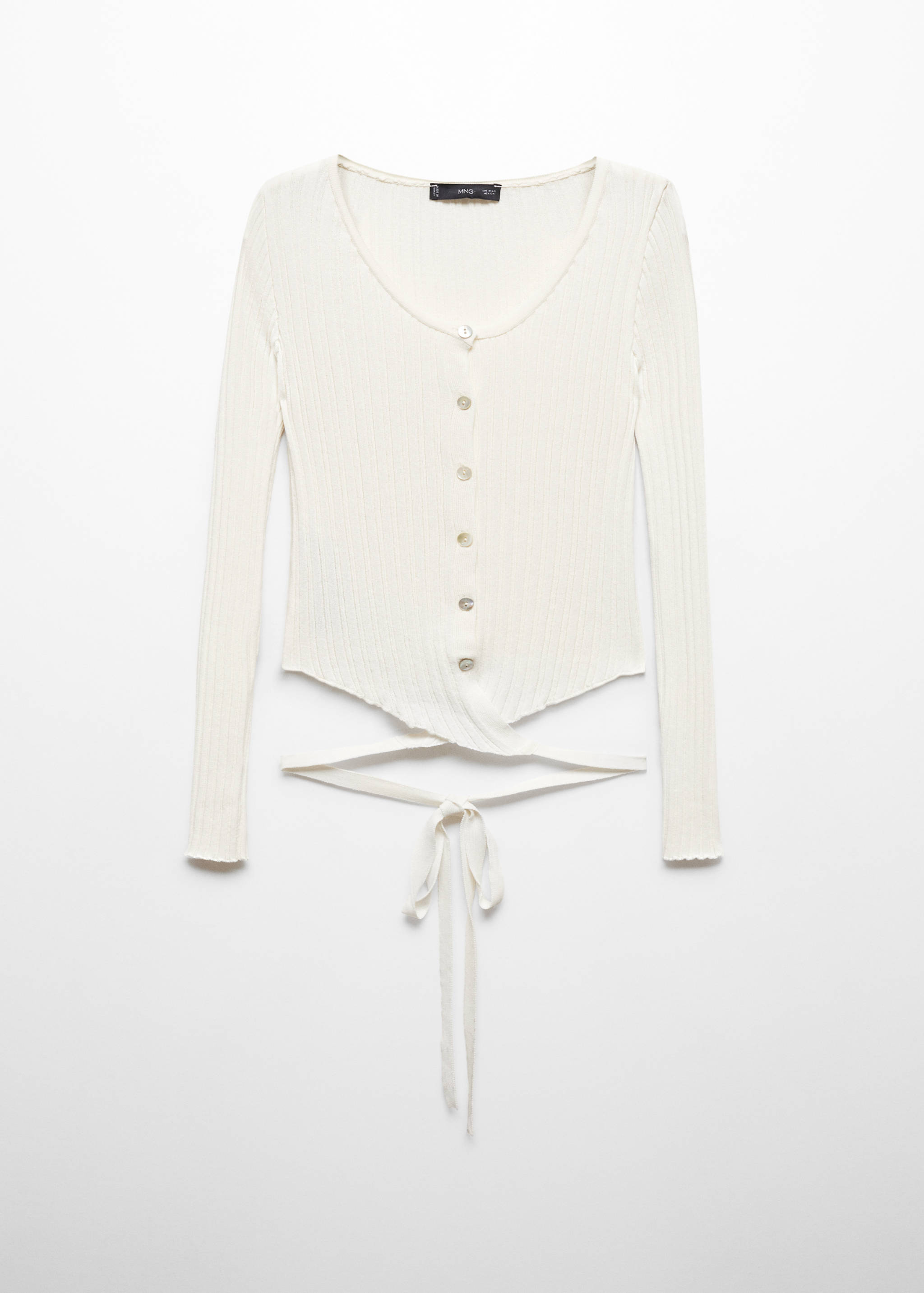 Wrap bow cardigan - Article without model