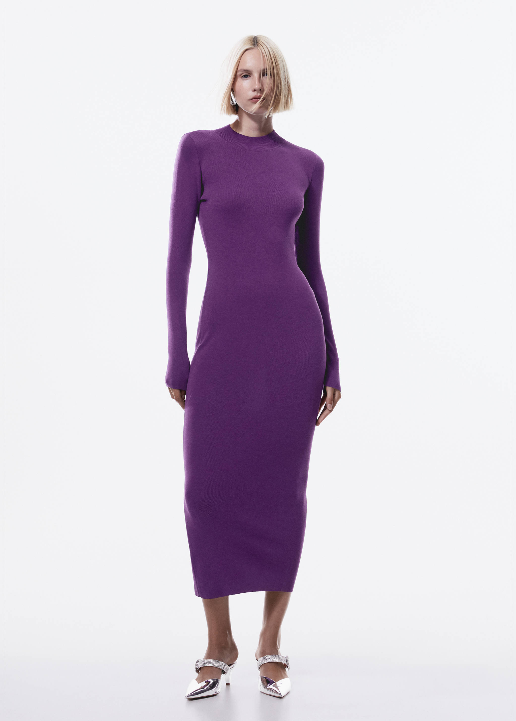 Knit long dress - General plane