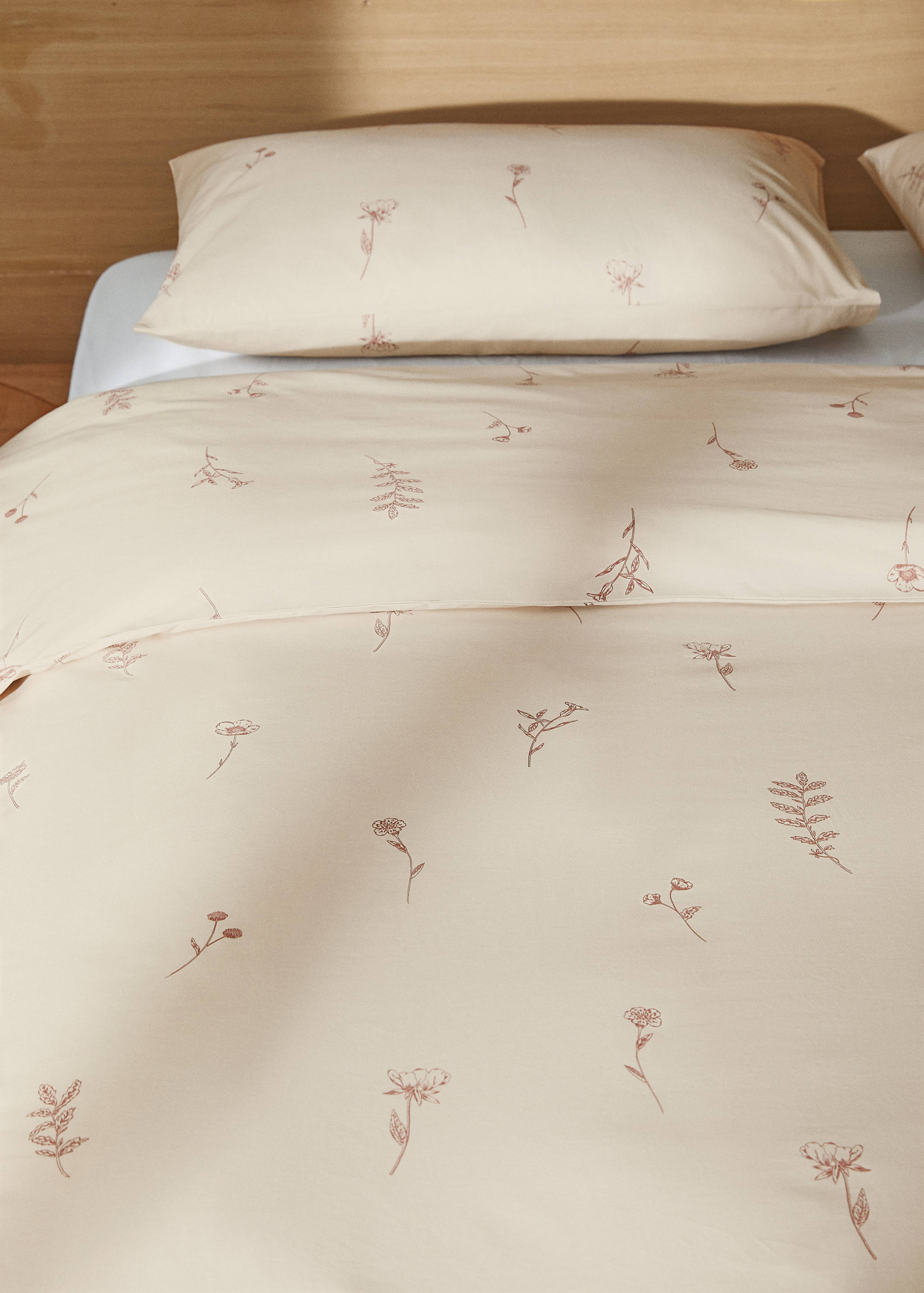 Floral-print duvet cover Single bed - Details of the article 7