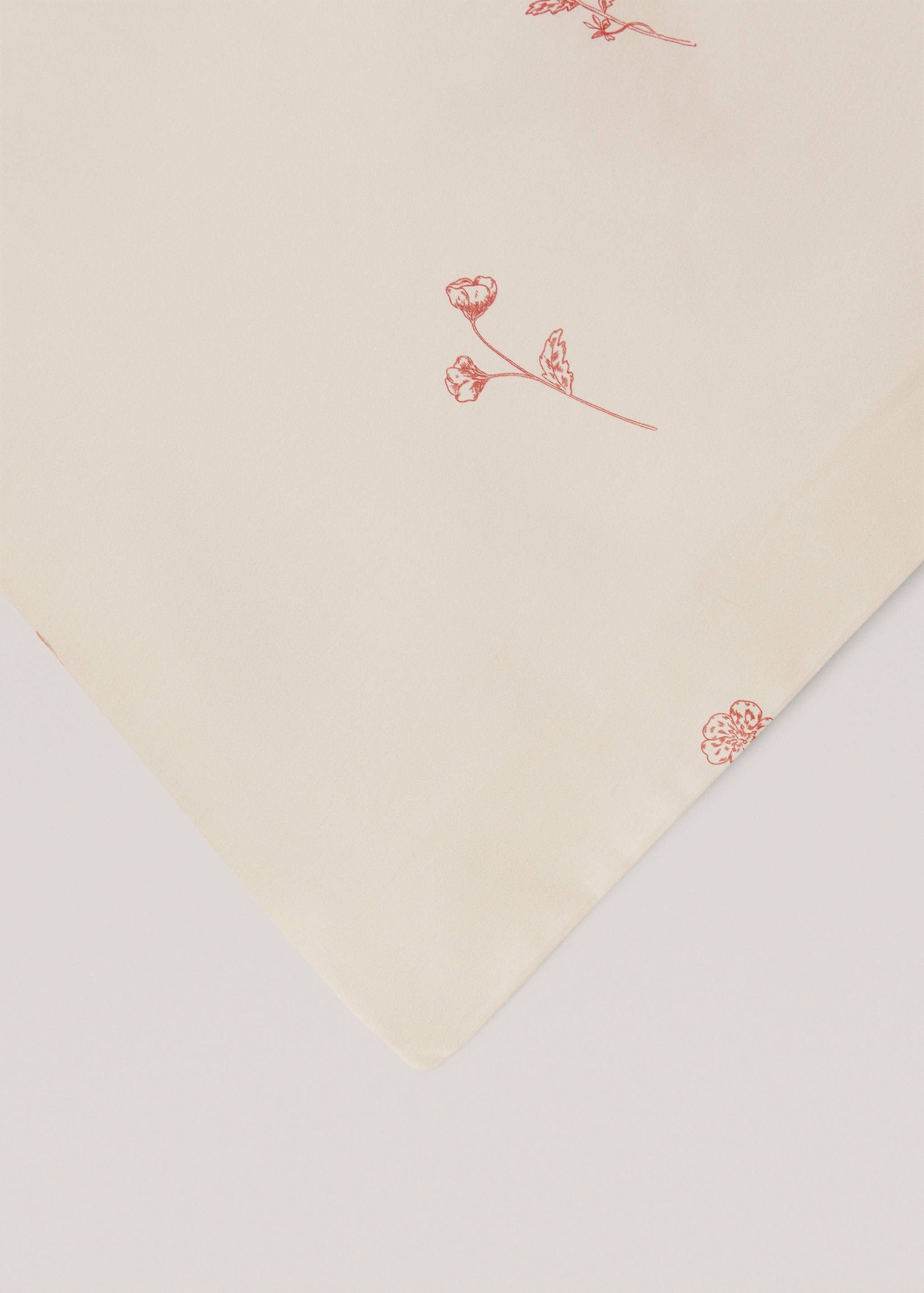 Floral-print duvet cover Single bed - Details of the article 3