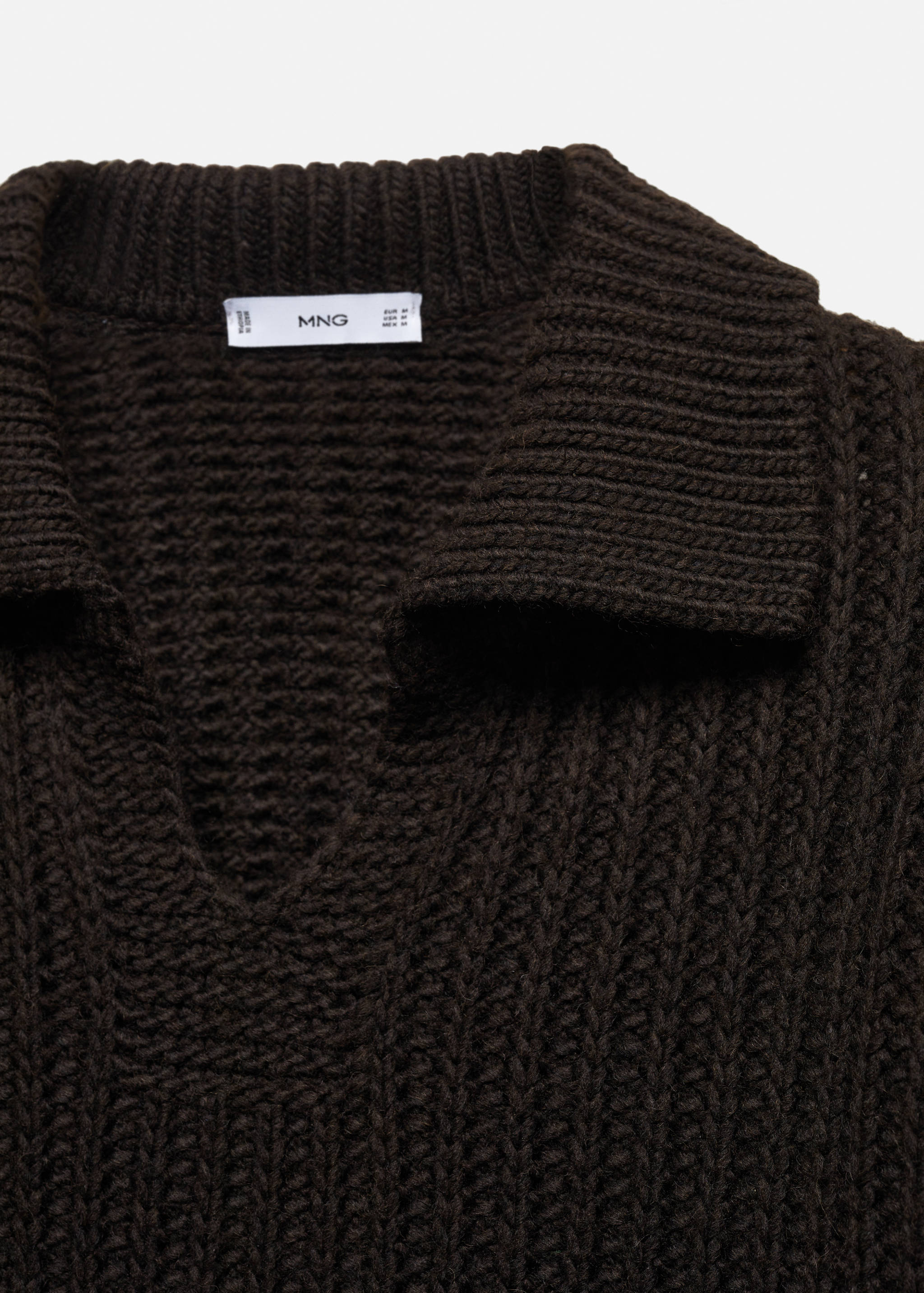 Pull-over laine col polo - Détail de l'article 8