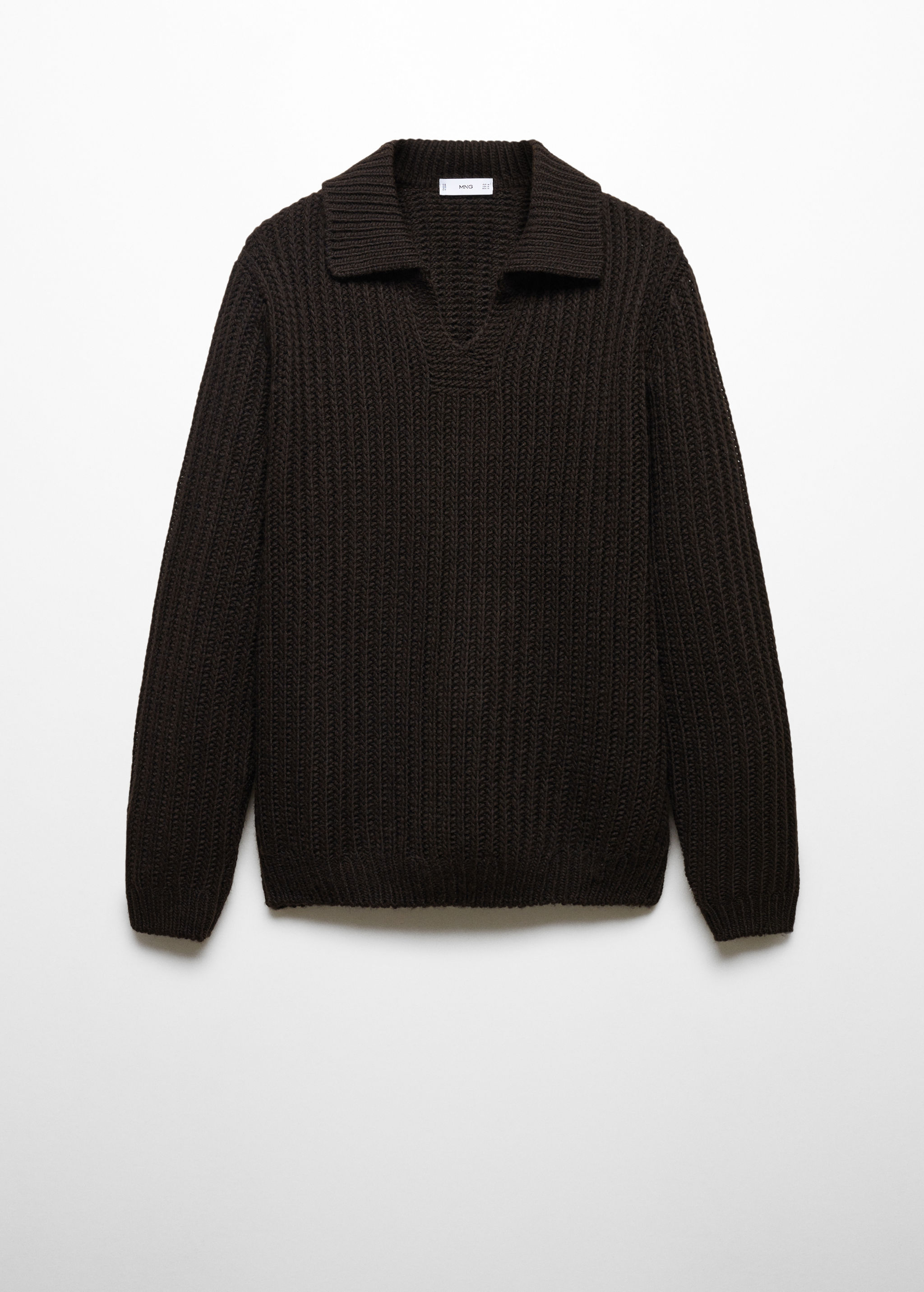 Pull-over laine col polo - Article sans modèle