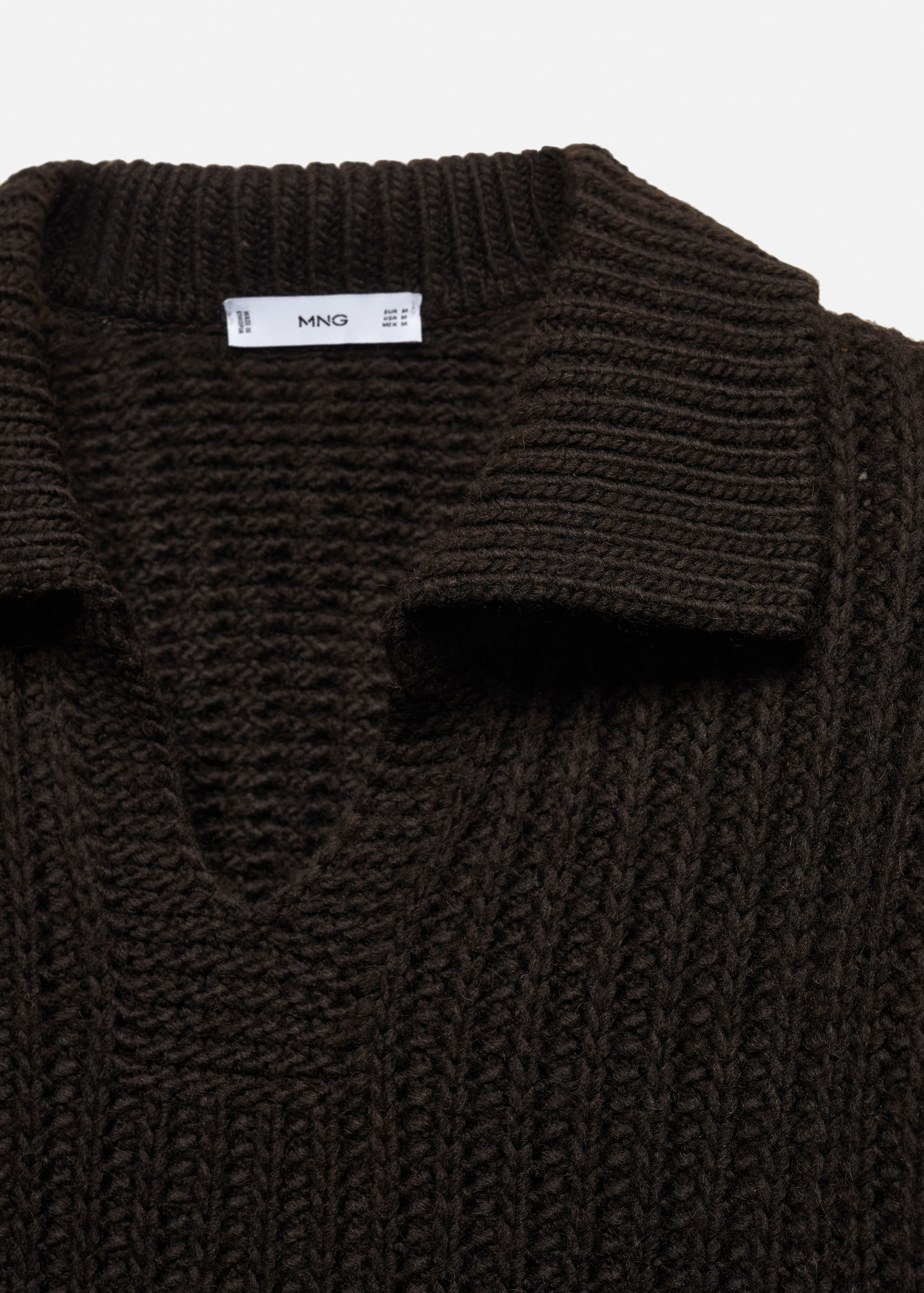 Pull-over laine col polo - Détail de l'article 8