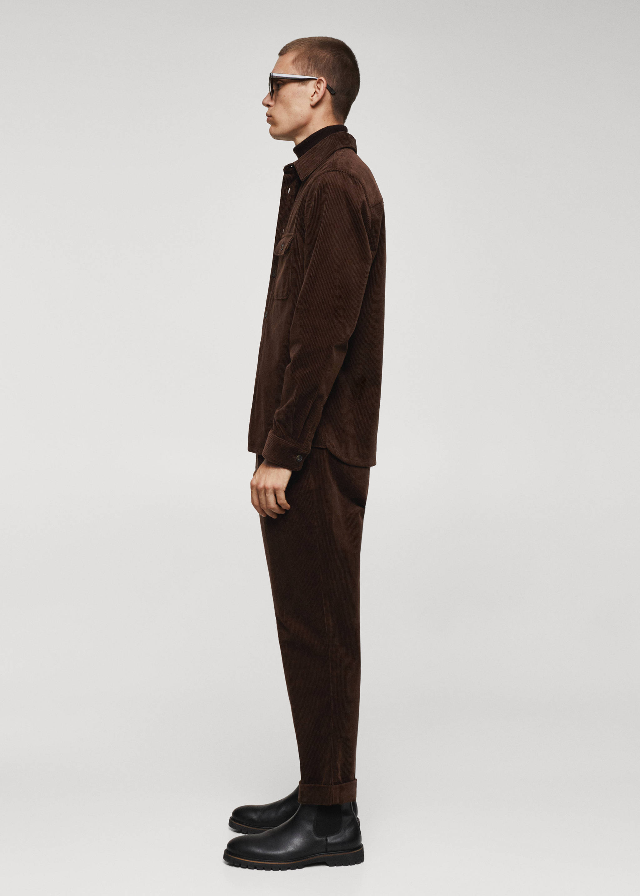 Pantalón regular fit algodón pana - Detalle del artículo 2