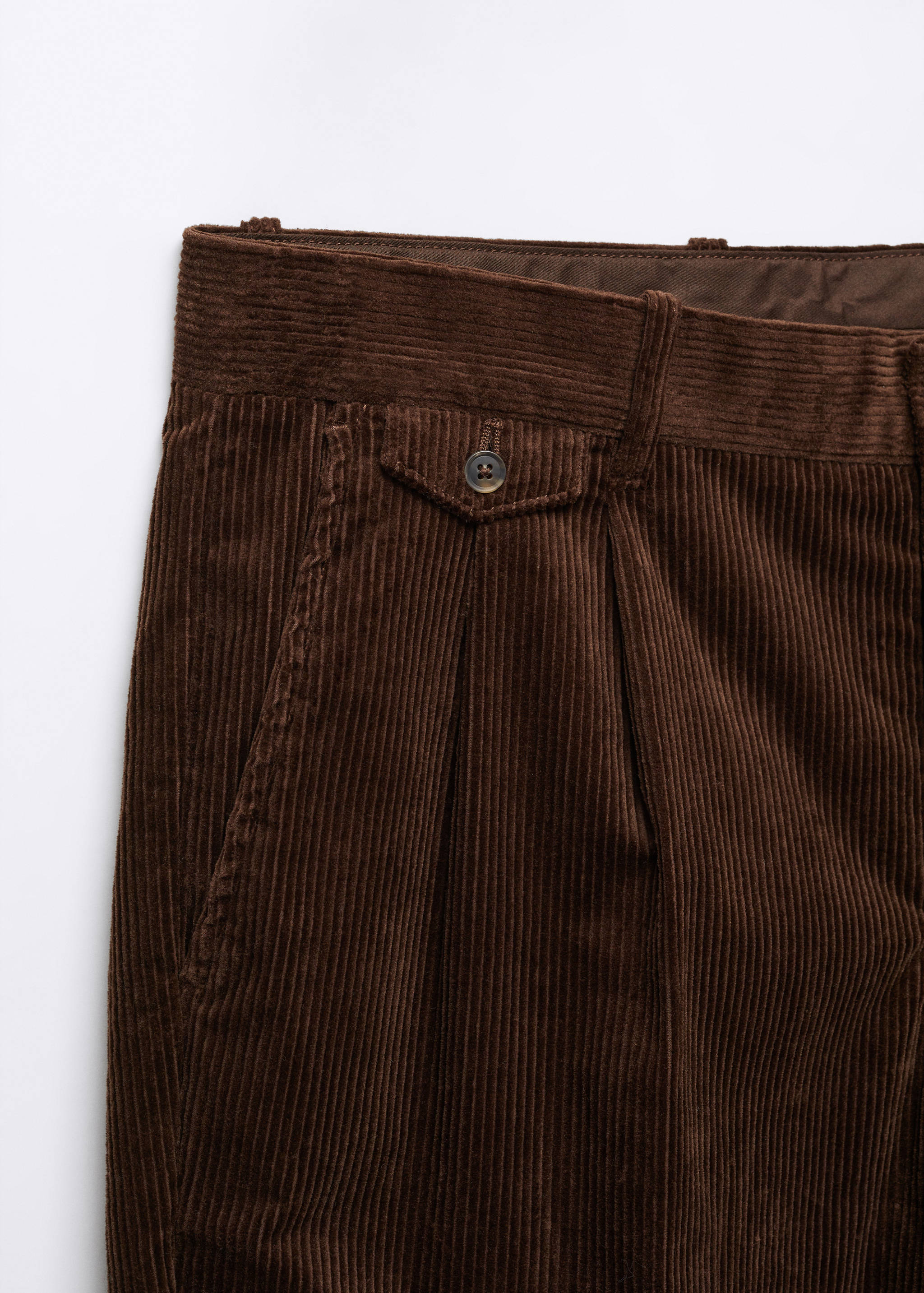 Pantalón regular fit algodón pana - Detalle del artículo 8