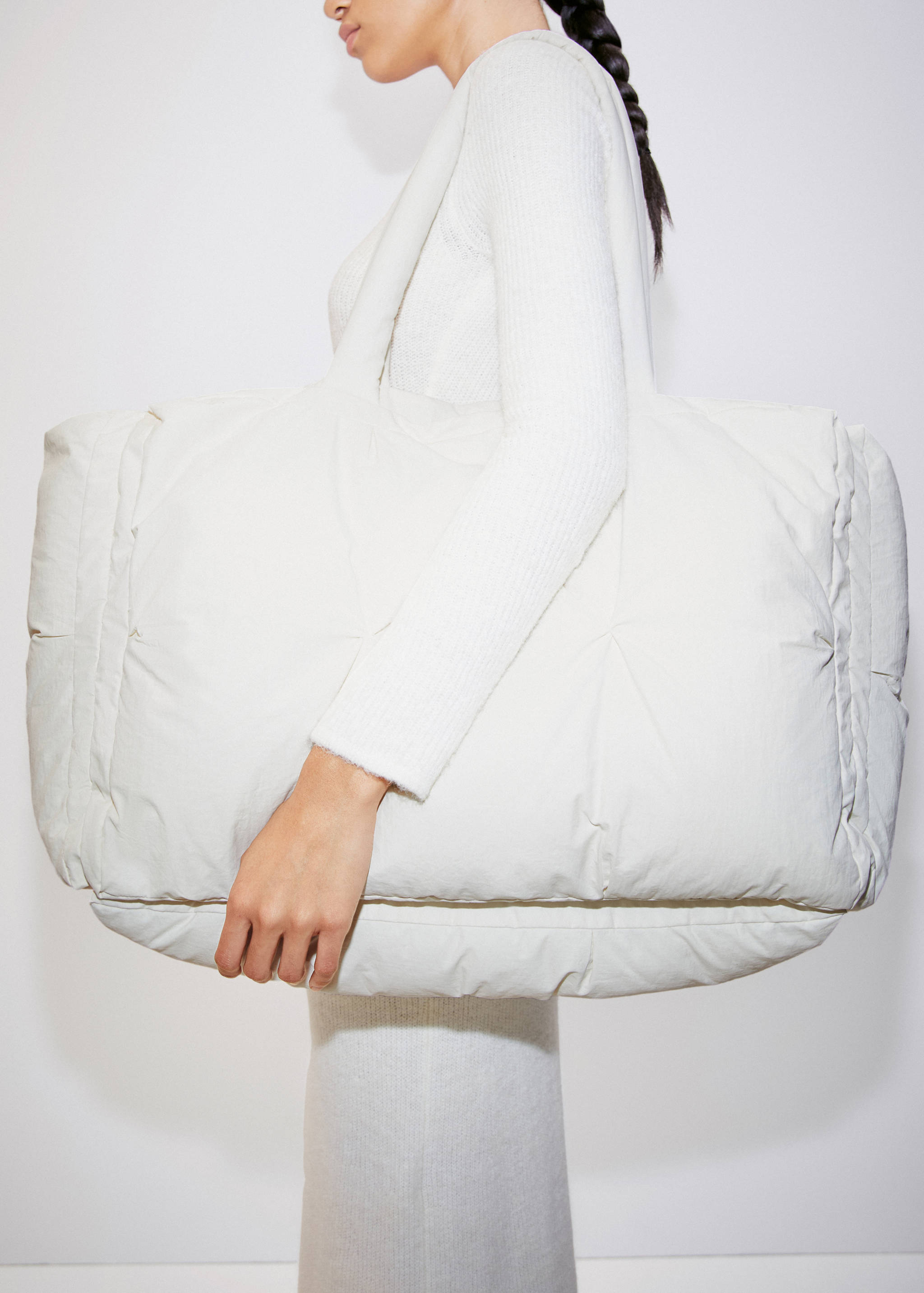 Gewatteerde shopper - Overzichtstekening