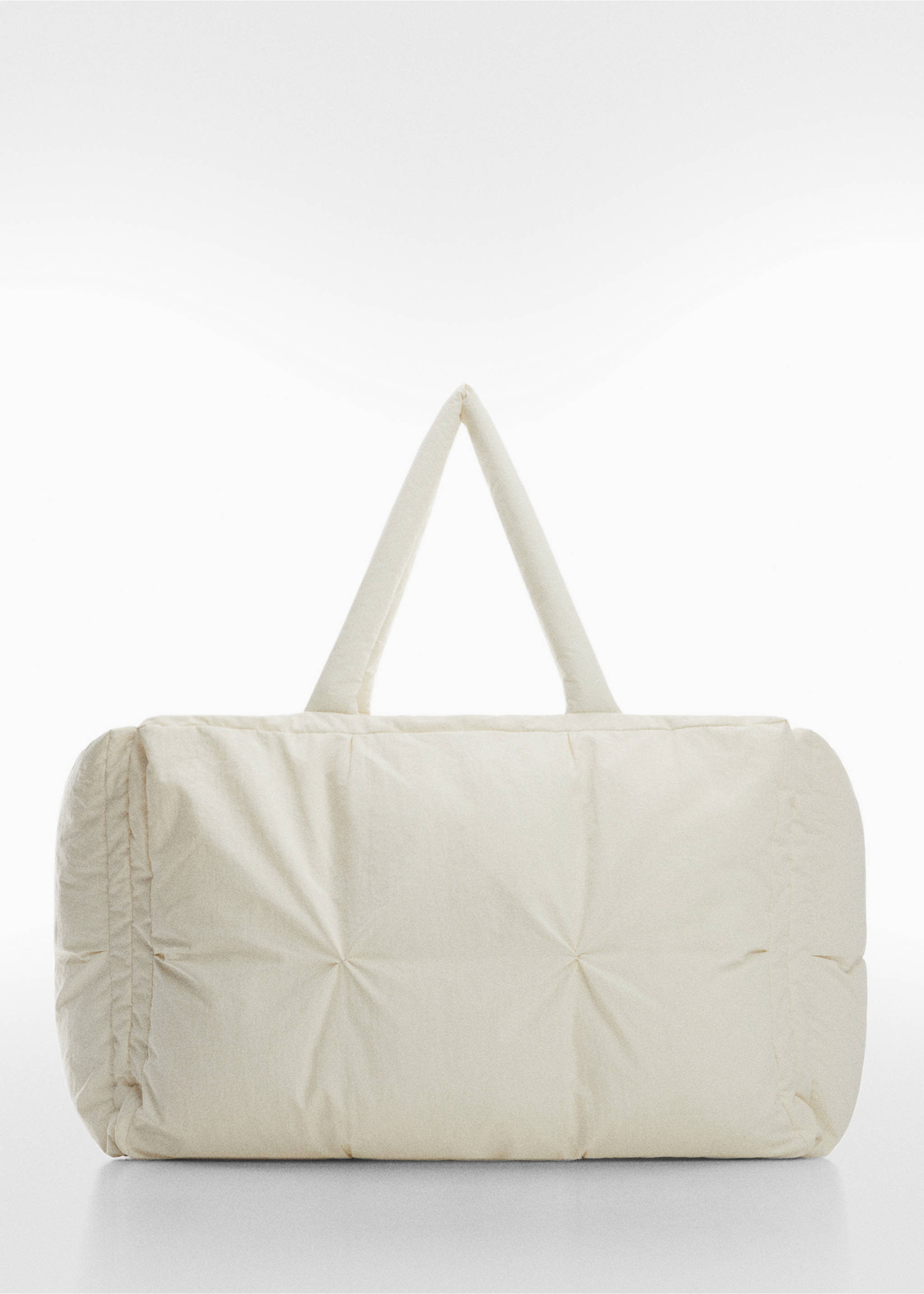 Sac shopper rembourré - Article sans modèle, Blanc. Ref: 57028274-00.