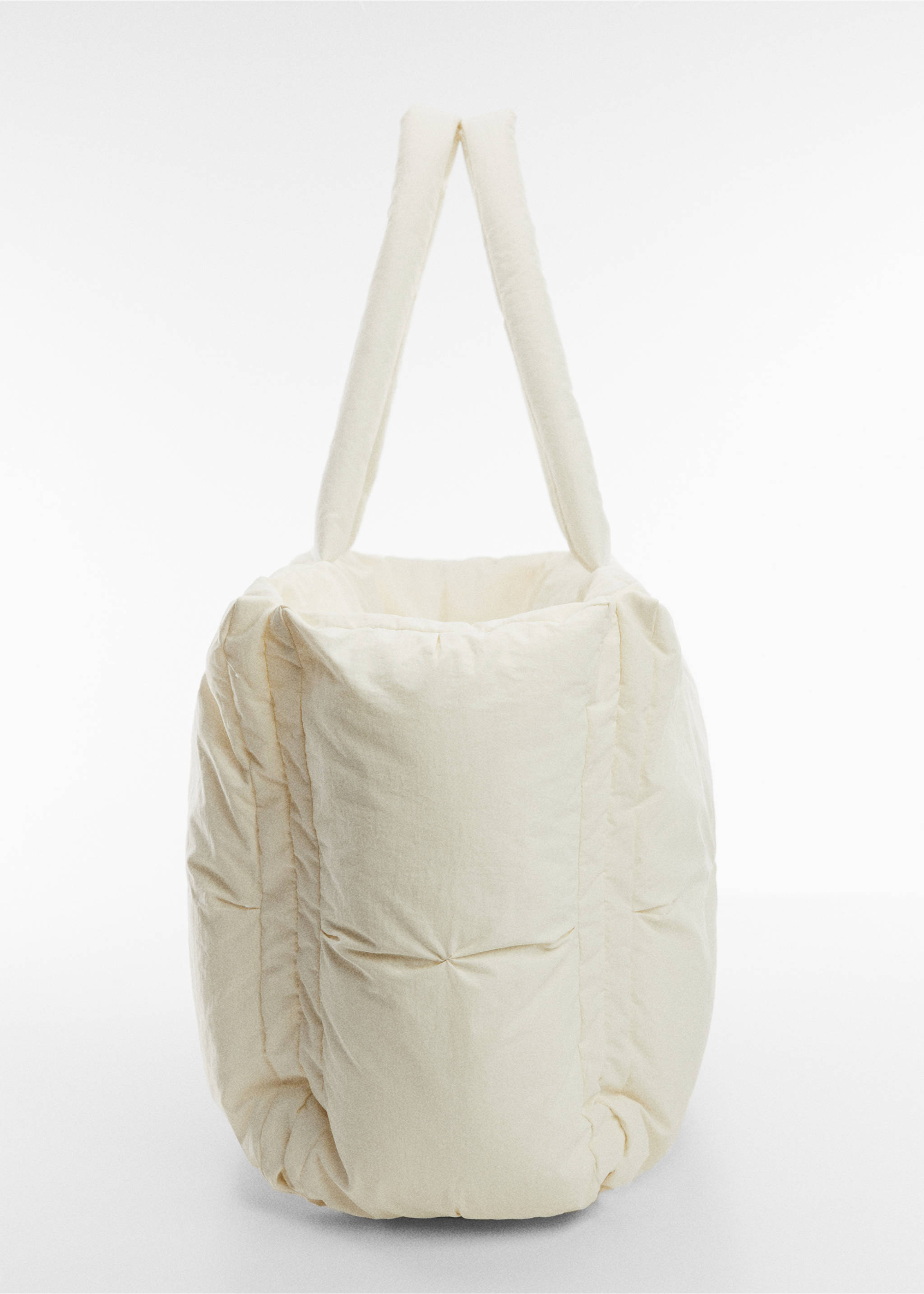 Sac shopper rembourré - Détail de l'article 2, Blanc. Ref: 57028274-00.