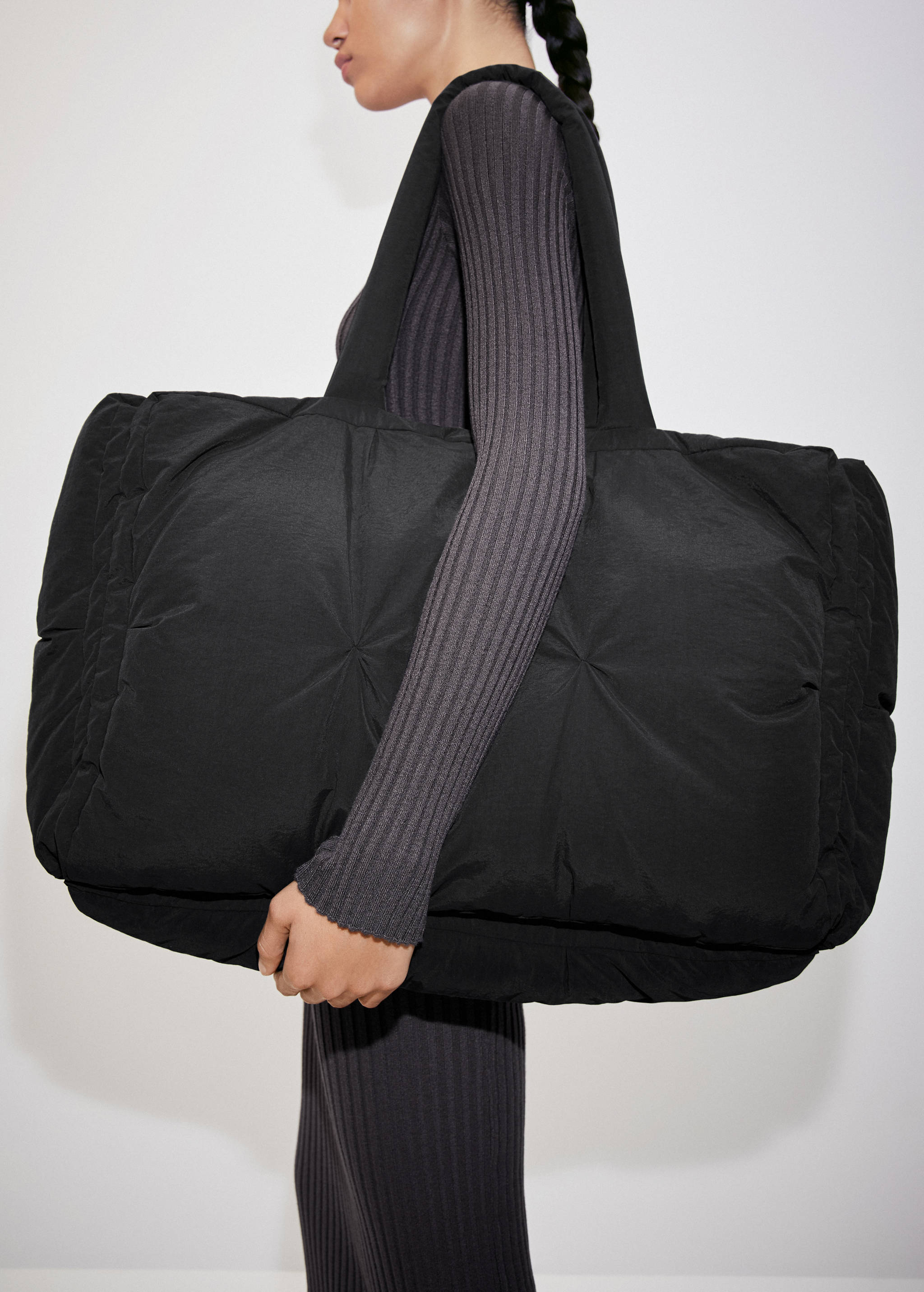 Gewatteerde shopper - Overzichtstekening