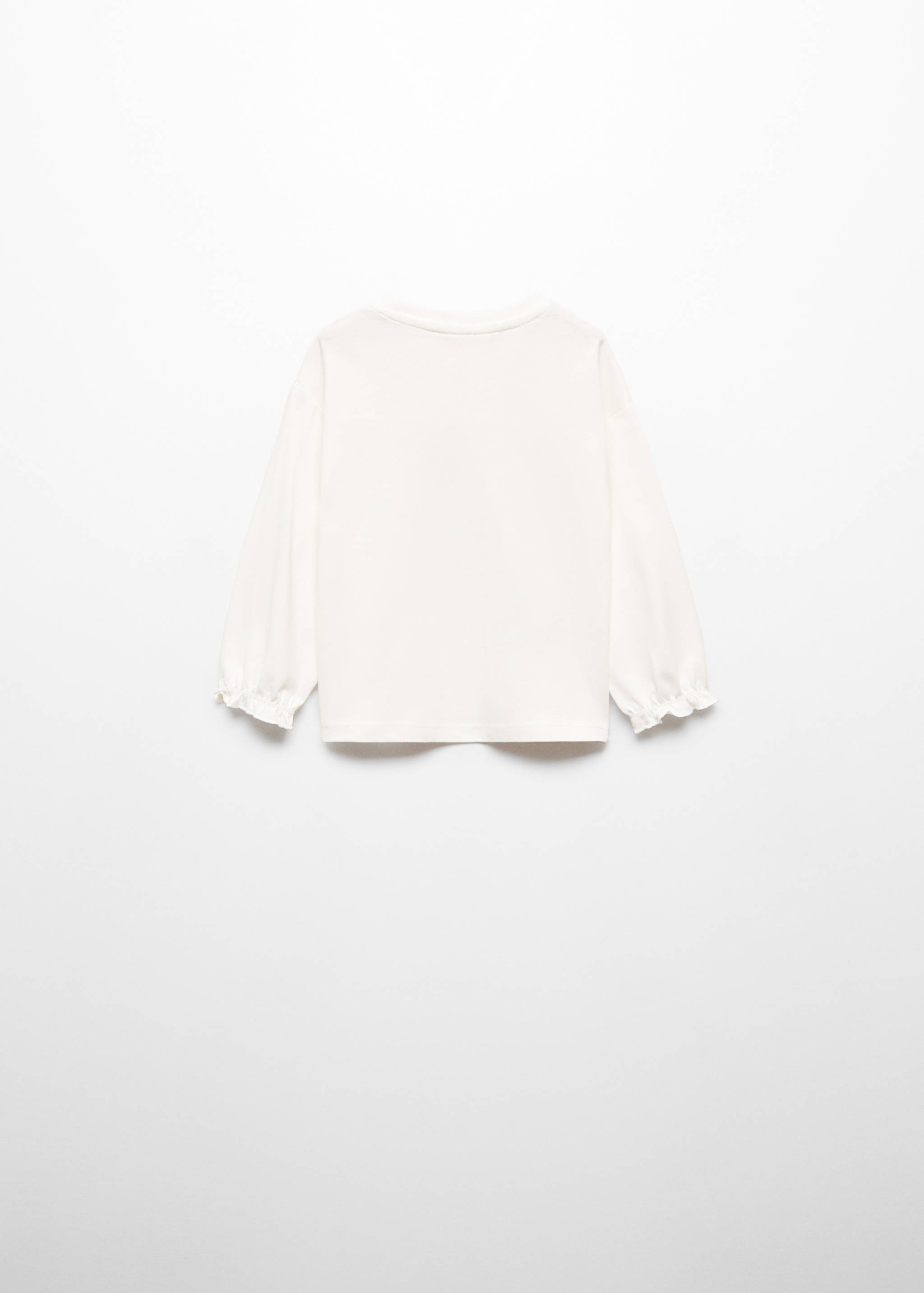 Printed long sleeve t-shirt - Reverse of the article