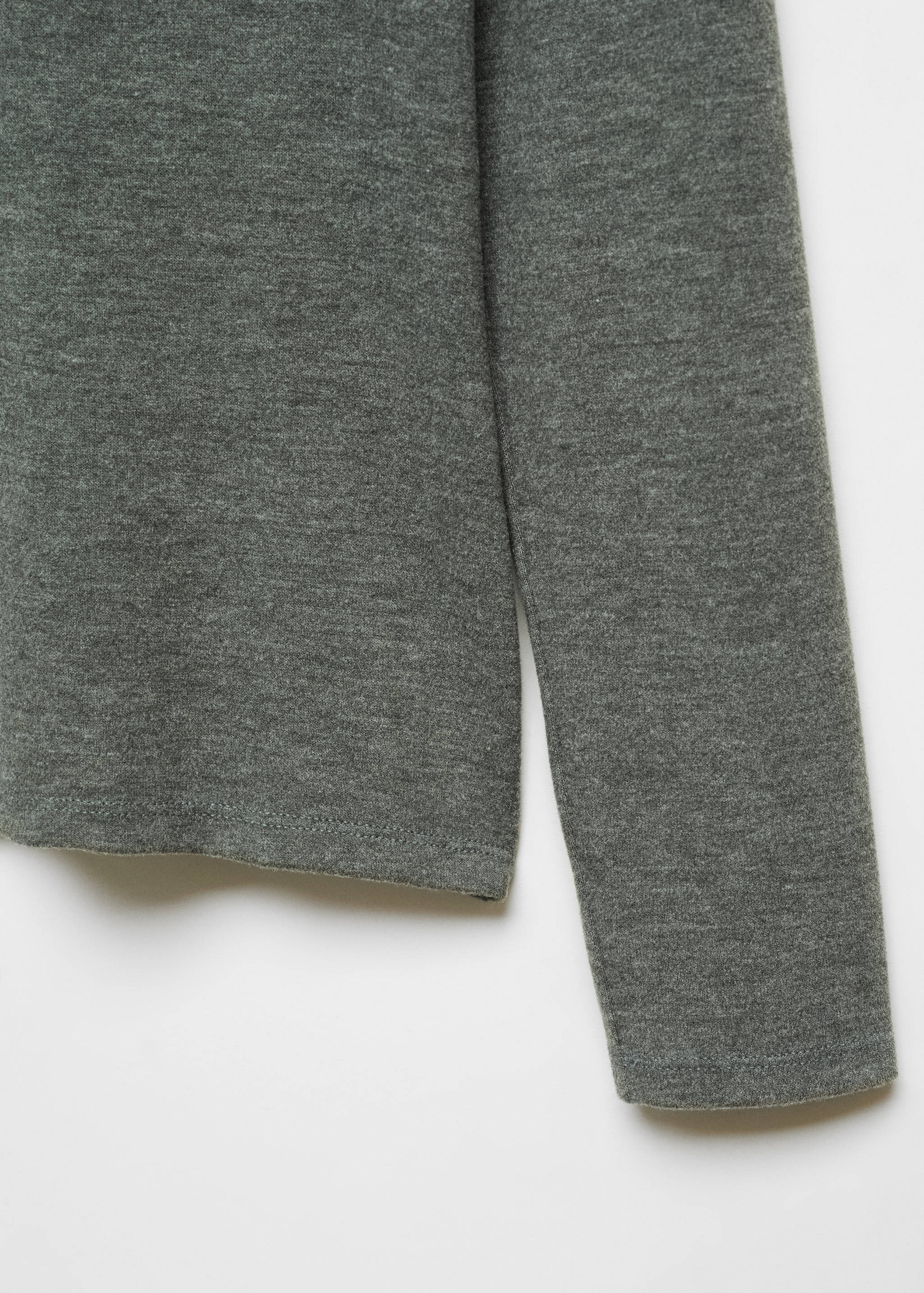 T-shirt manches longues col montant - Détail de l'article 8