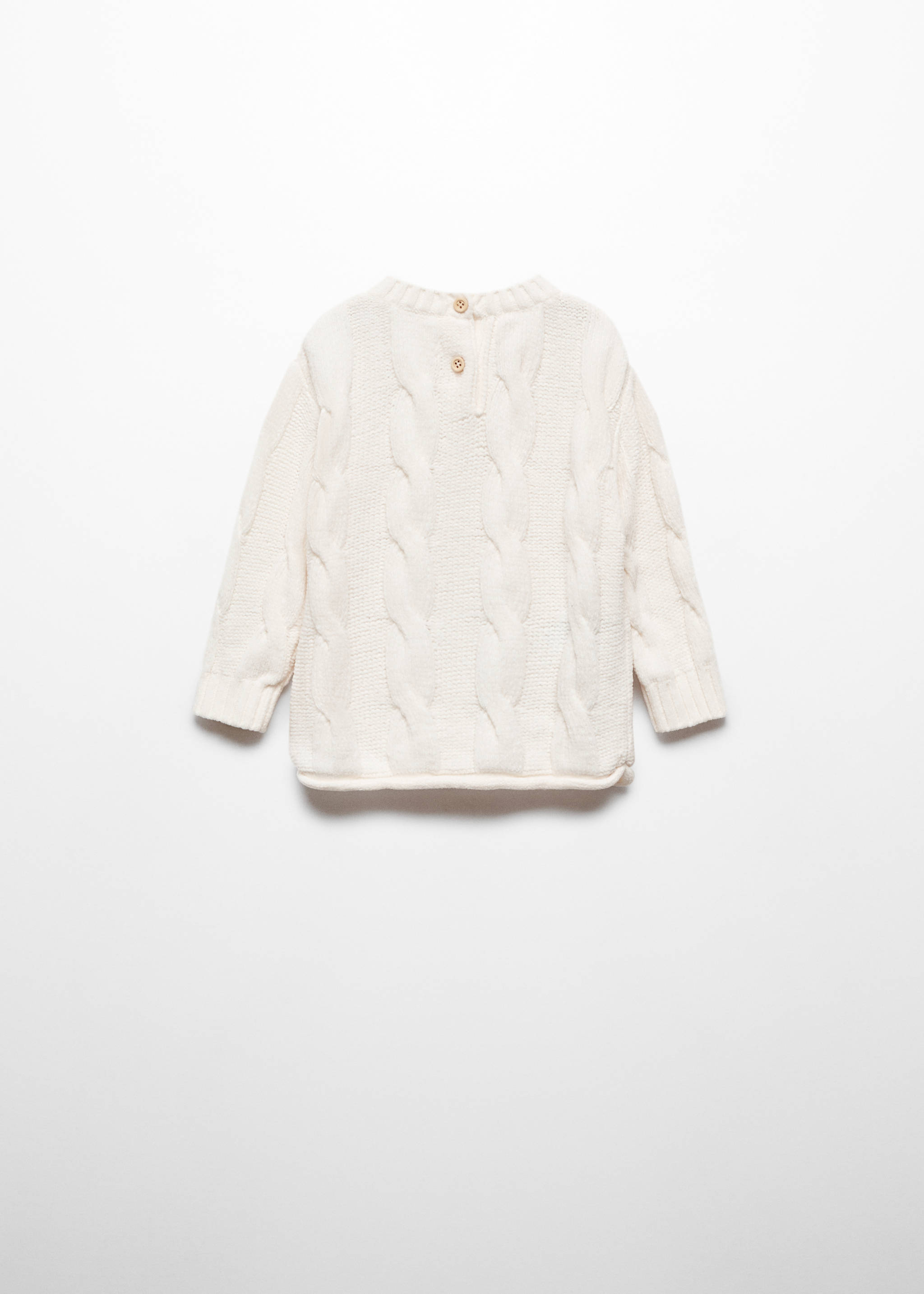 Pull-over maille chenille - Verso de l’article