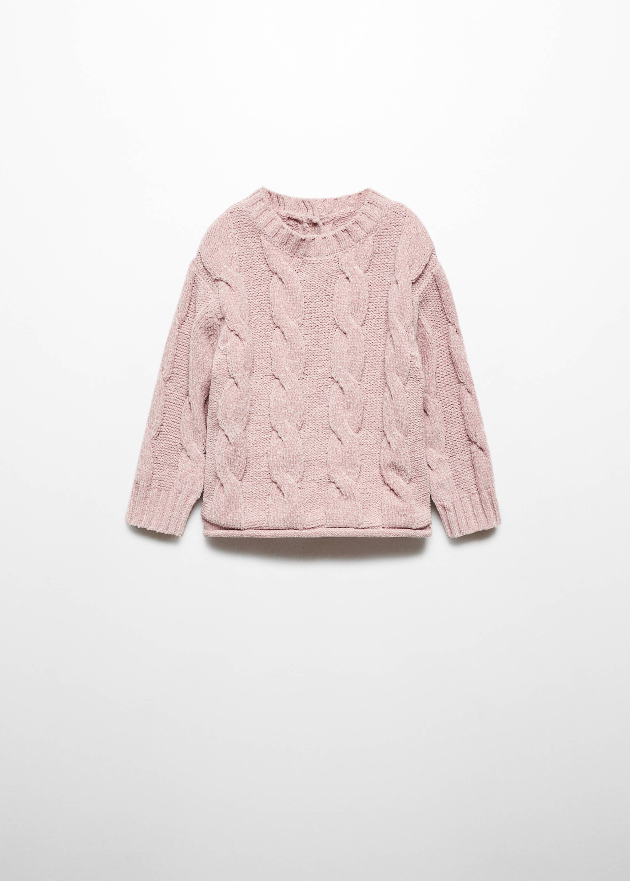 Chenille knit sweater - Article without model