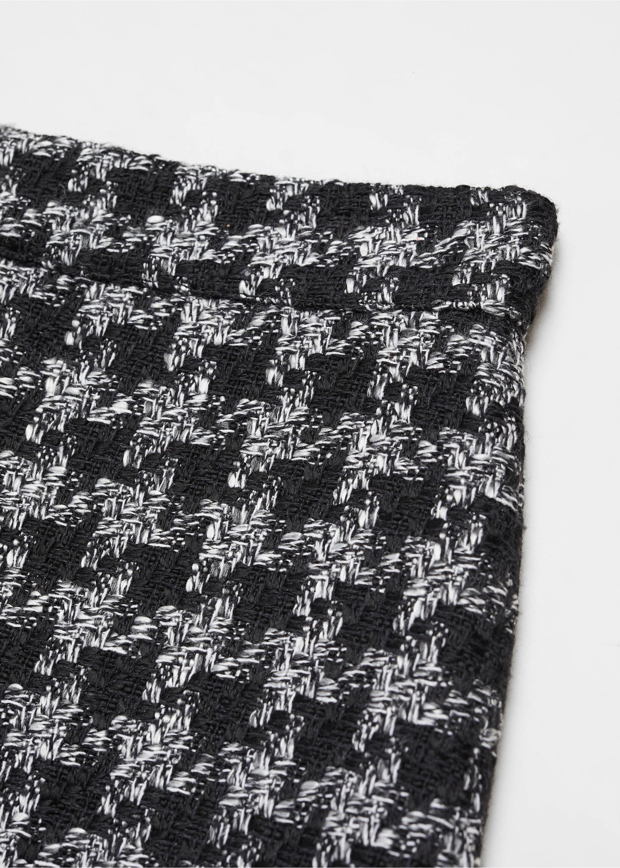 Tweed suit mini skirt - Details of the article 8, Grey. Ref: 57028279-00.