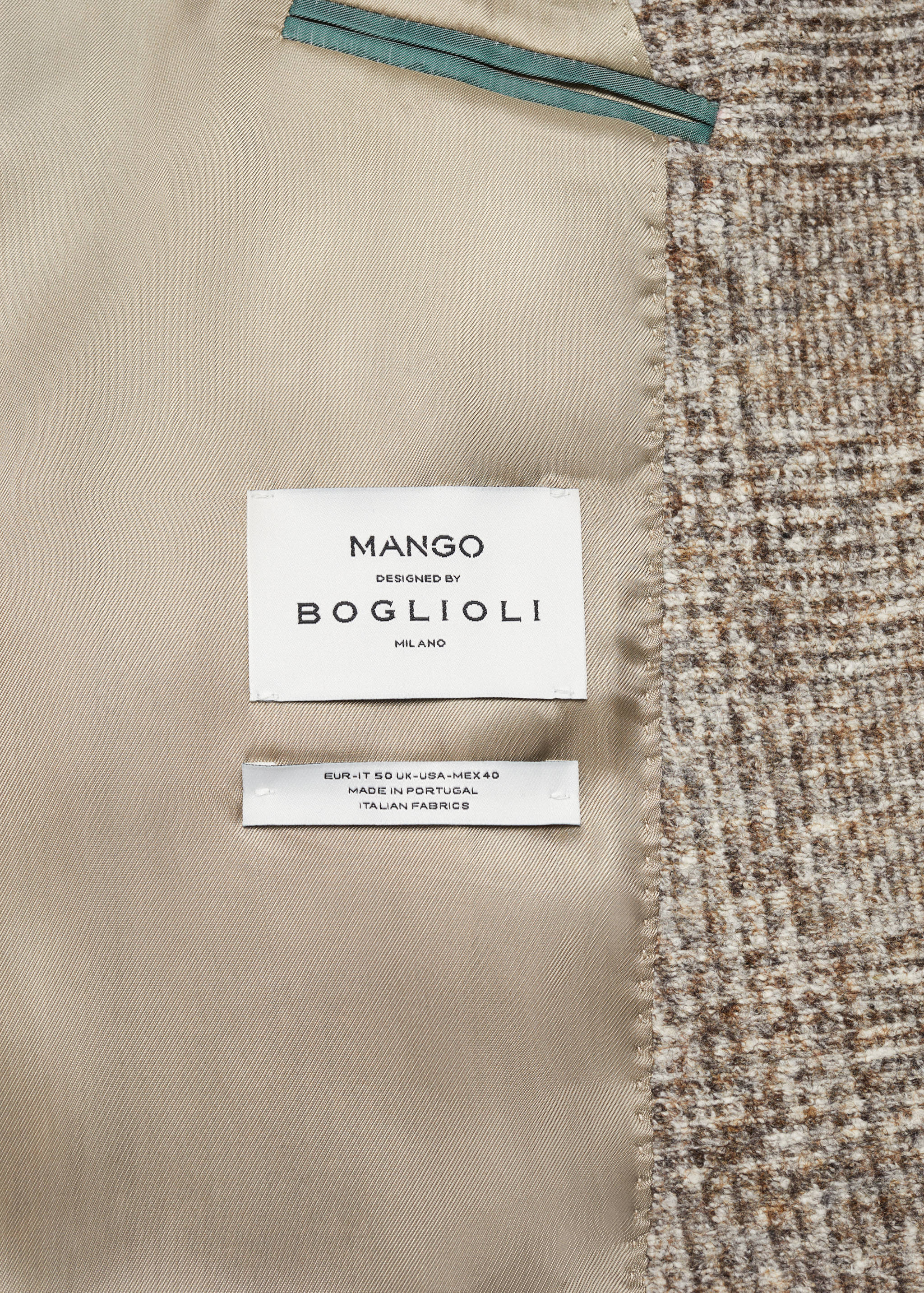 Prince of Wales virgin wool blazer - Details of the article 8