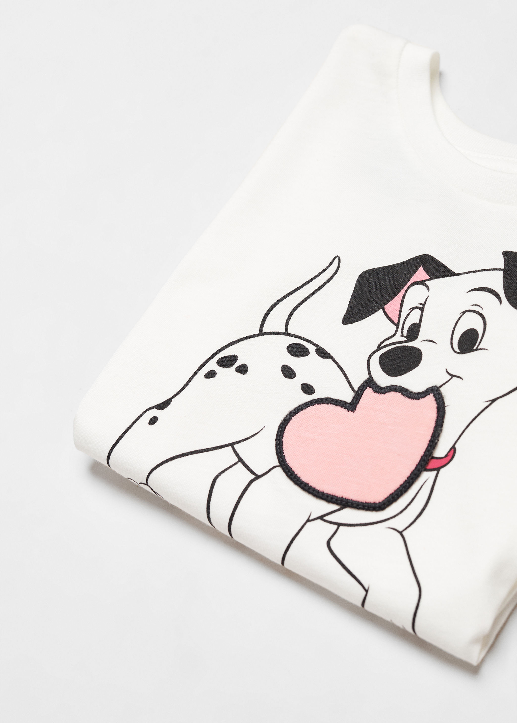 無料発送 101 MANGO | girls Baby - T-shirt cotton organic Dalmatians シャツ/ブラウス(長袖/七分)