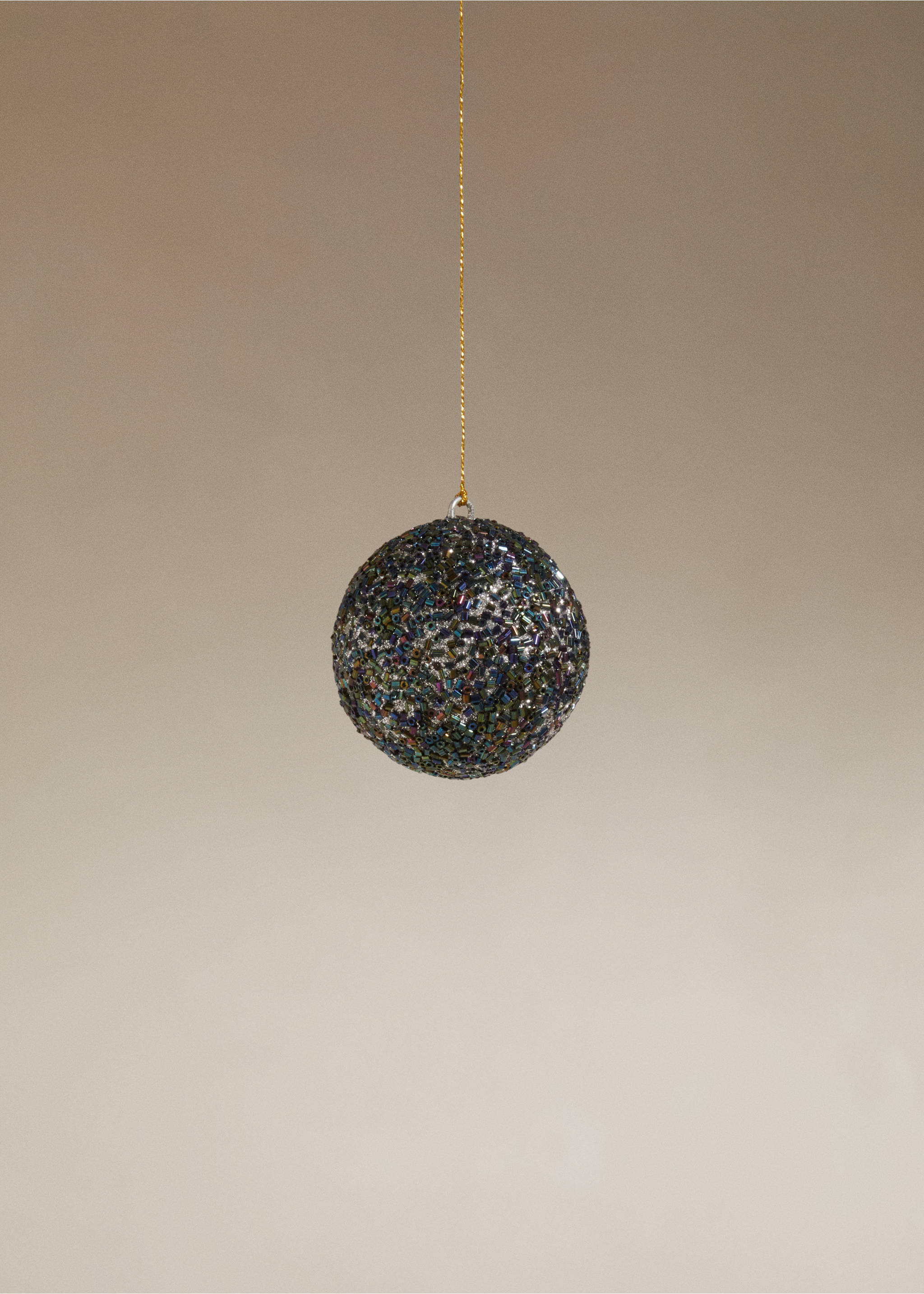 Glitter-Weihnachtsschmuck - Allgemeine Ansicht, Blau. Ref: 57029088-00.